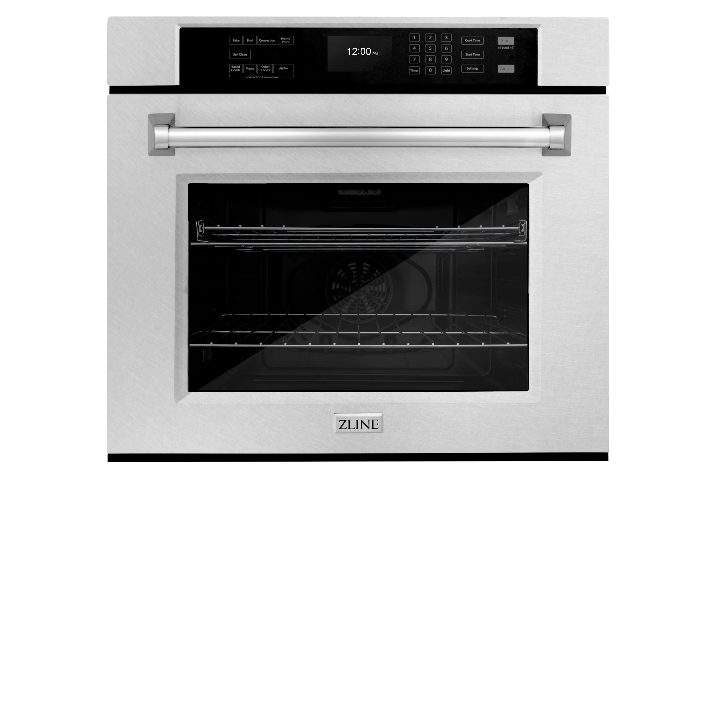 ZLINE 30 in. Professional True Convection Single Wall Oven with Air Fry and Self Clean in Satin Stainless Steel (WASS-30) - Image 5