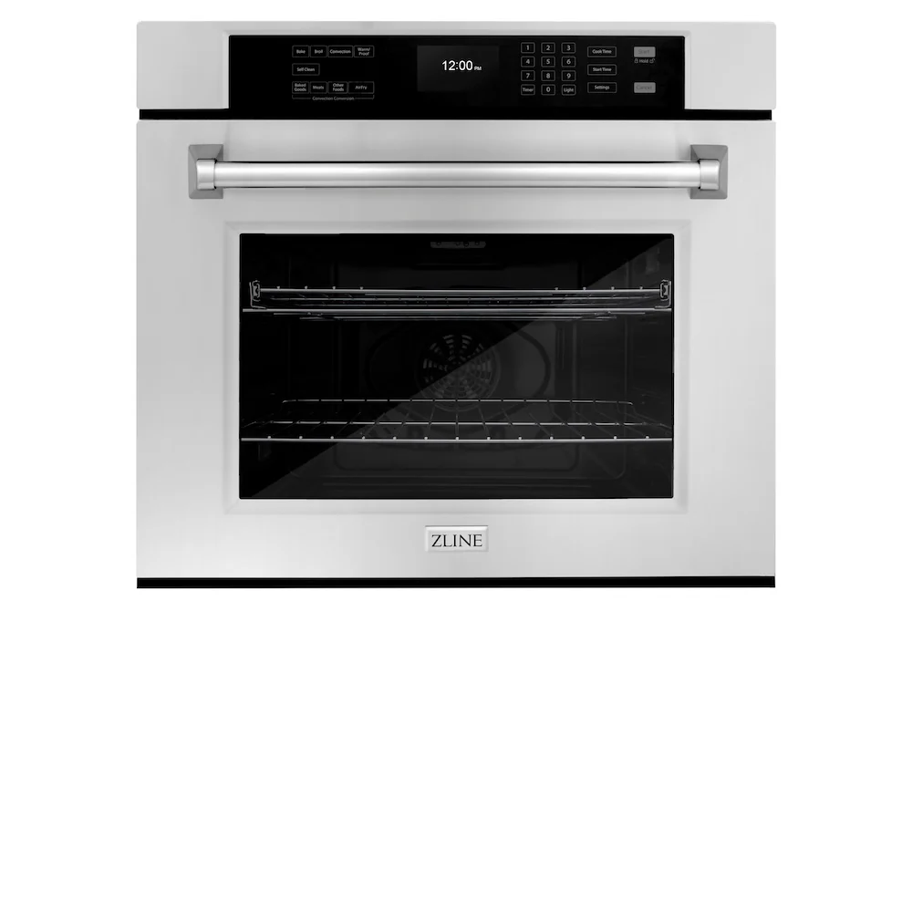 ZLINE 30 in. Professional True Convection Single Wall Oven with Air Fry and Self Clean in Stainless Steel (WAS-30) - Image 4