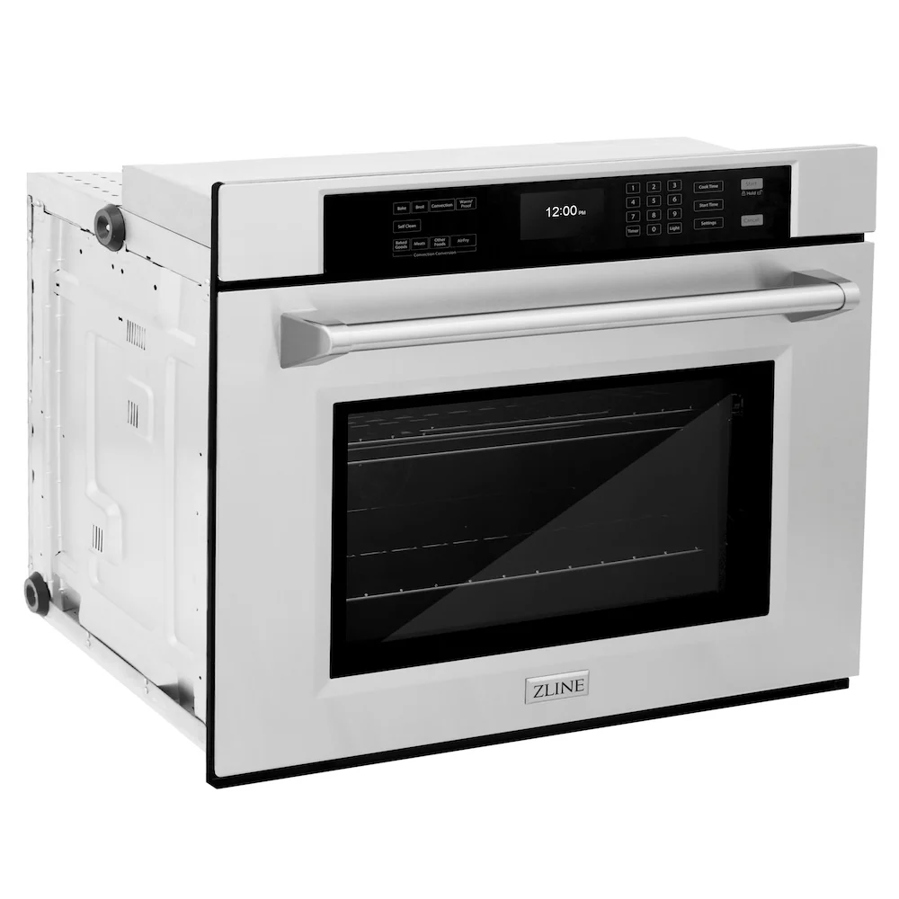 ZLINE 30 in. Professional True Convection Single Wall Oven with Air Fry and Self Clean in Stainless Steel (WAS-30) - Image 7