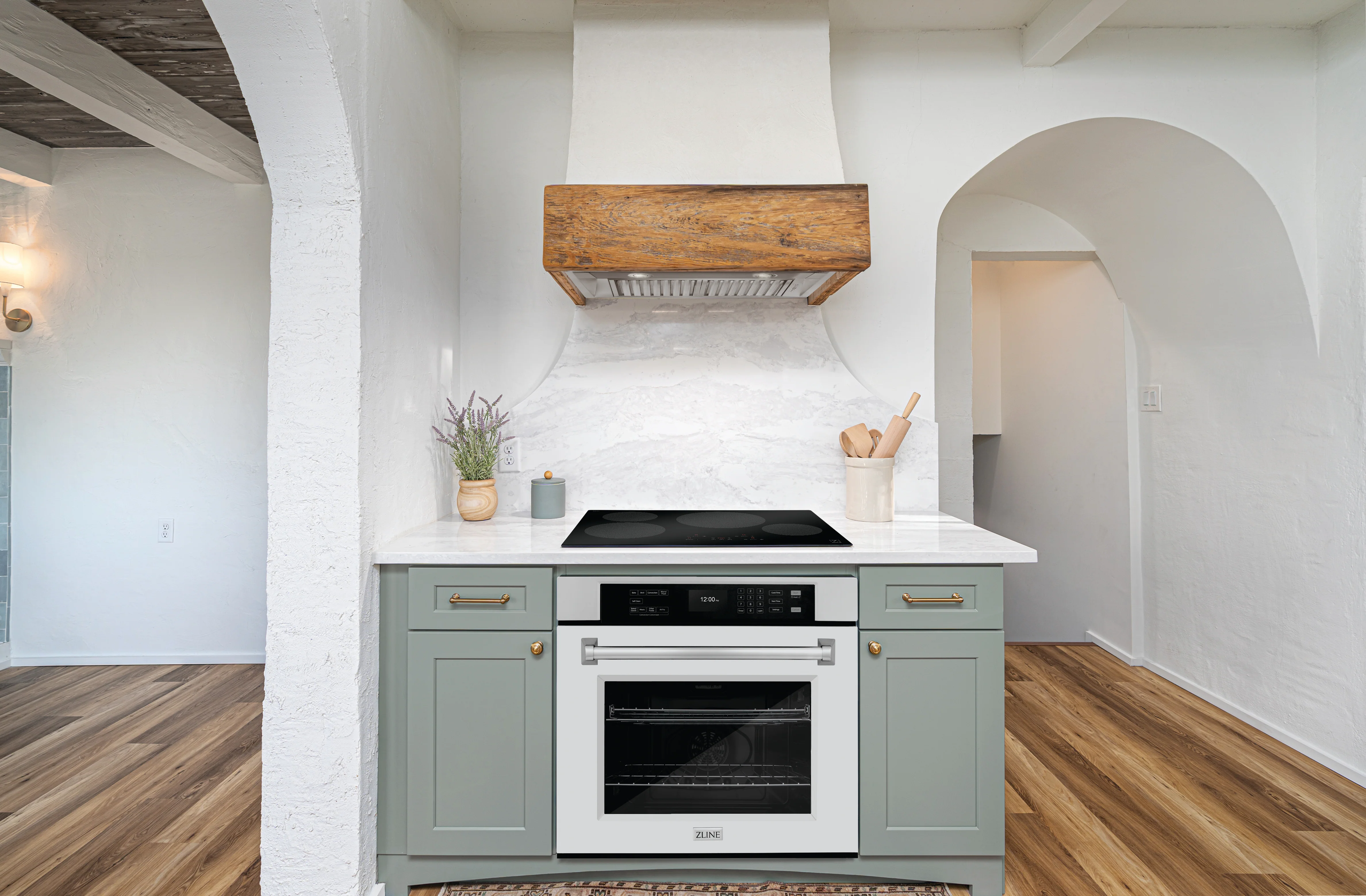 ZLINE 30 in. Professional True Convection Single Wall Oven with Air Fry and Self Clean in Stainless Steel with White Matte Door (WAS-WM-30) - Image 18