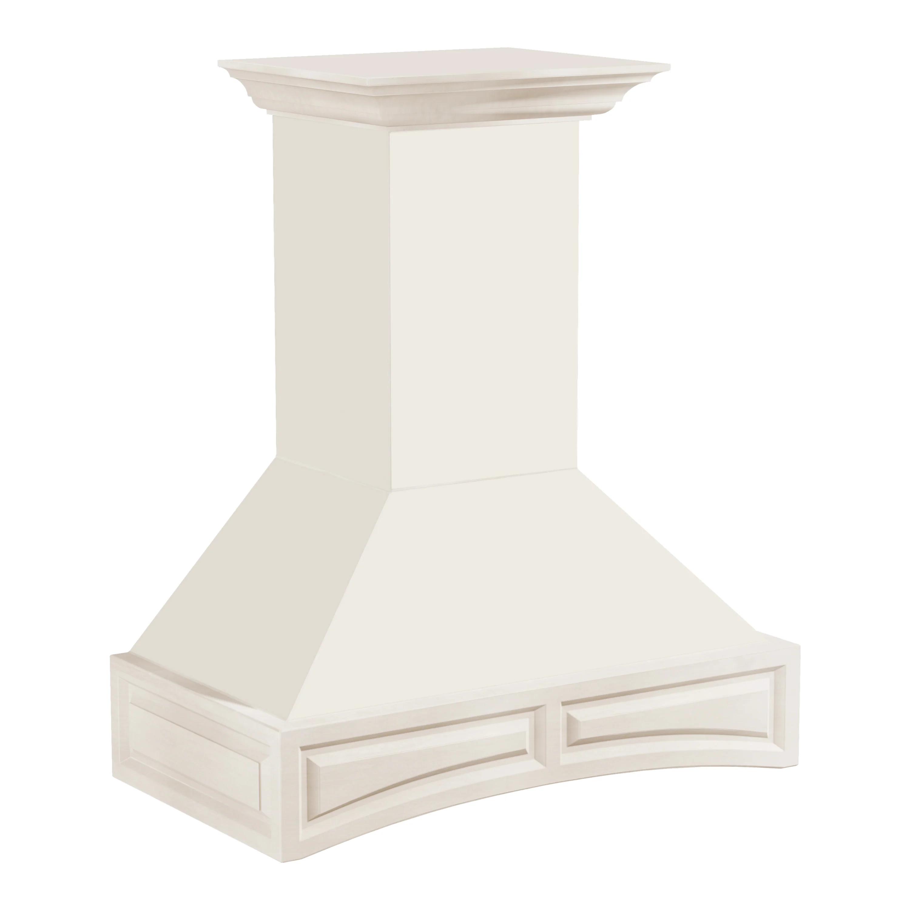 ZLINE 30" Convertible Vent Wooden Wall Mount Range Hood in Cottage White (321TT-30) - Image 4