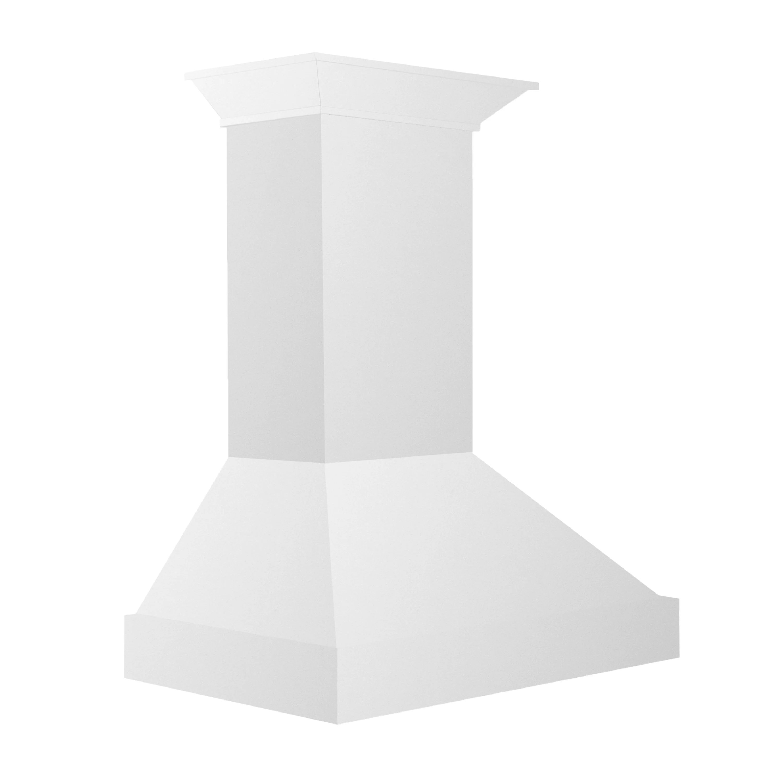ZLINE 30 in. Wooden Wall Mount Range Hood in Smooth Bright White Finish (KBWW-30) - Image 6