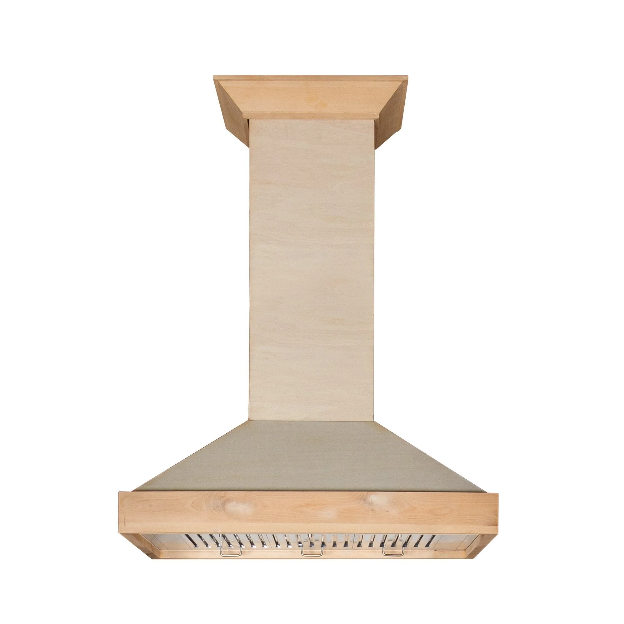 ZLINE 30" Ducted Unfinished Wooden Wall Mount Range Hood (KBUF-30)