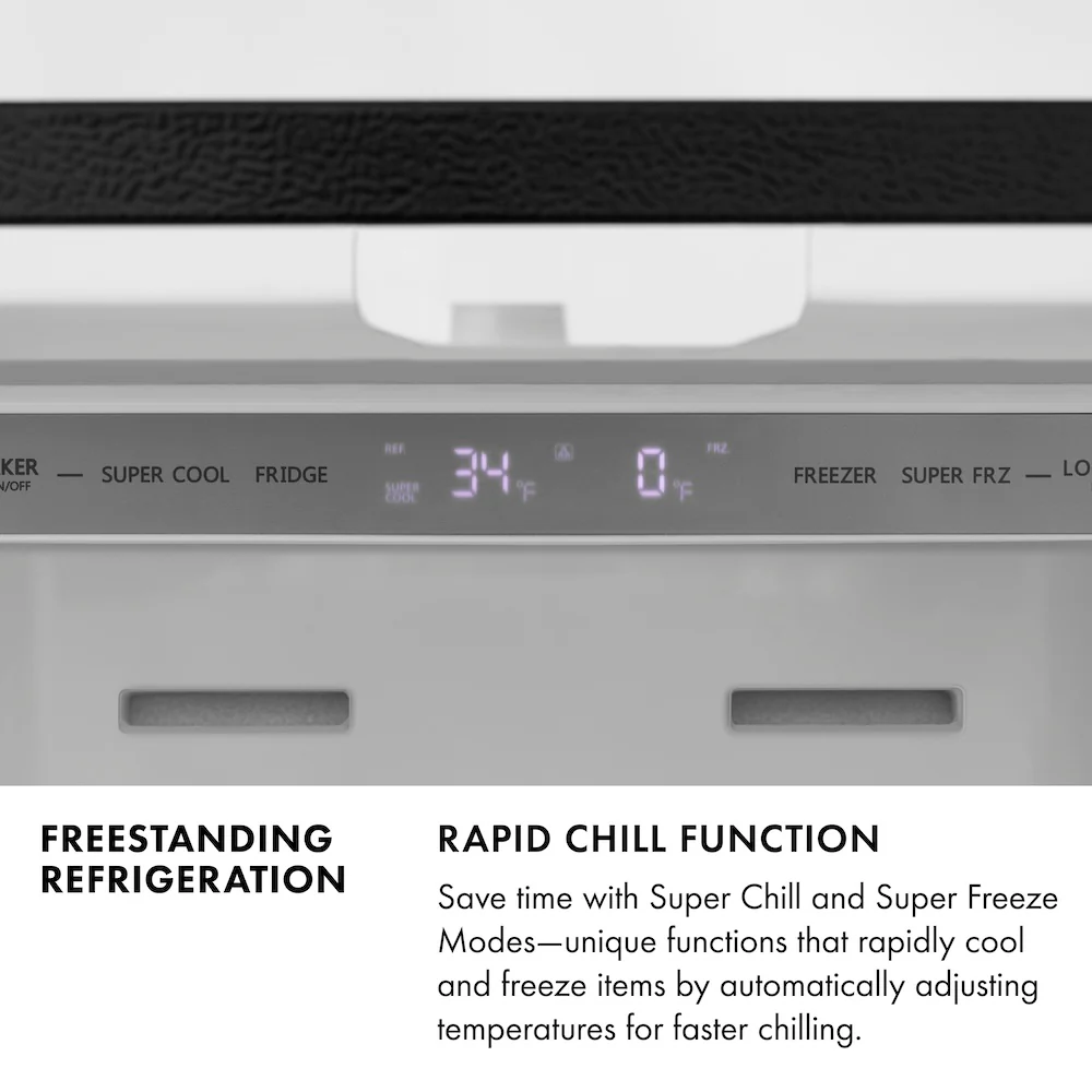 ZLINE 36 in. 22.5 cu. ft. Counter-Depth French Door Refrigerator with Ice Maker in Fingerprint-Resistant Stainless Steel (RFM-36) - Image 25