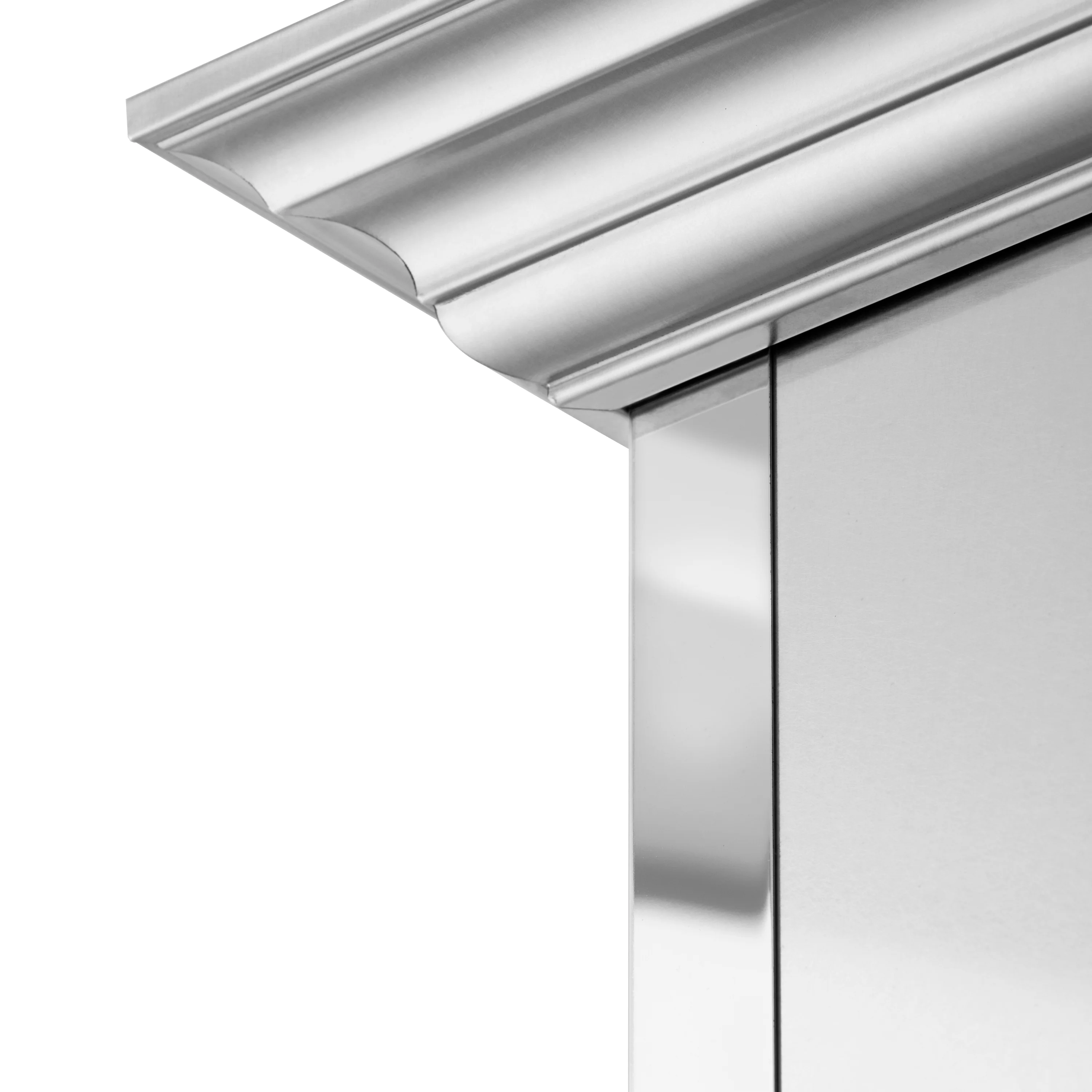 ZLINE 36" Designer Series Ducted Wall Mount Range Hood in Fingerprint Resistant Stainless Steel with Mirror Accents (655MR-36) - Image 10