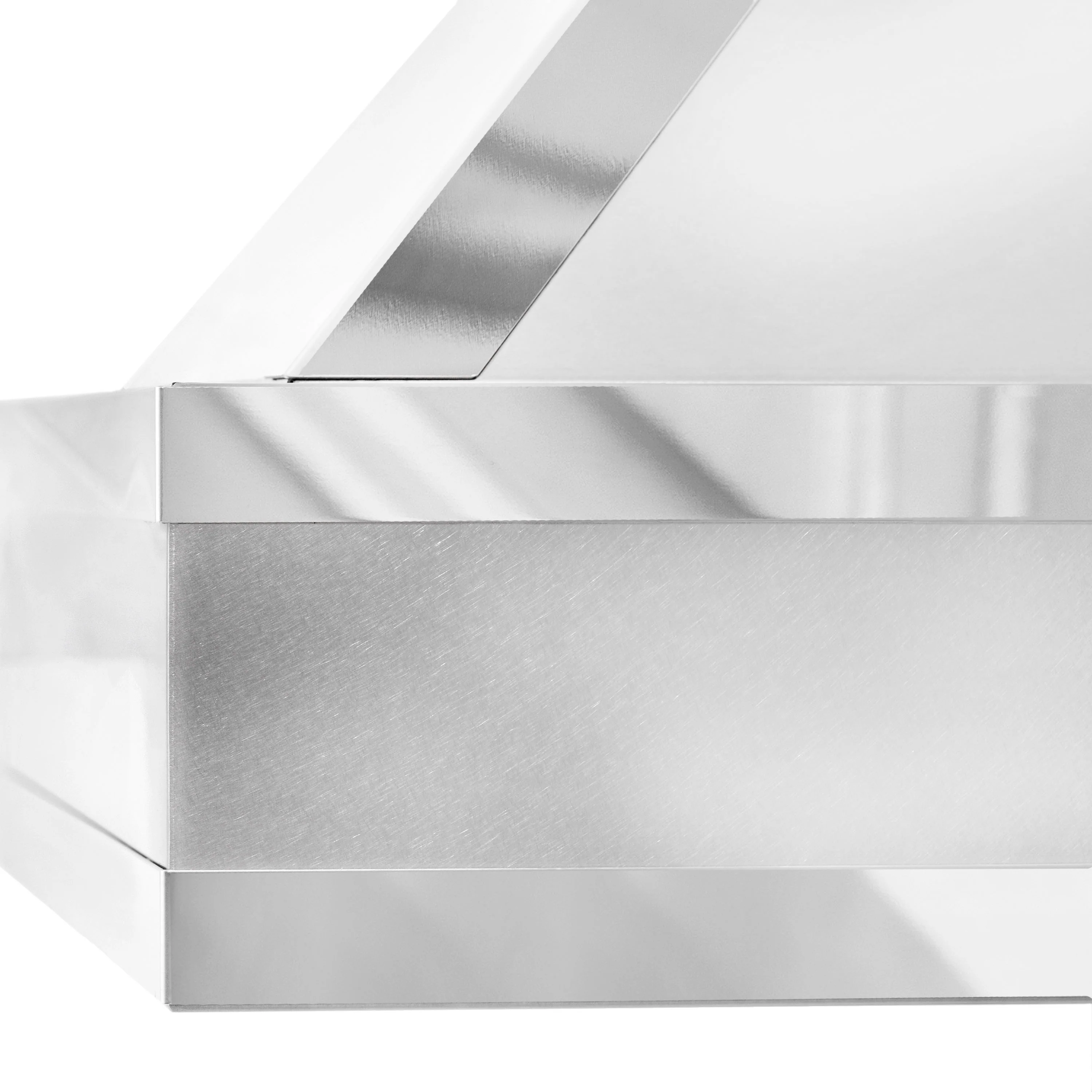 ZLINE 36" Designer Series Ducted Wall Mount Range Hood in Fingerprint Resistant Stainless Steel with Mirror Accents (655MR-36) - Image 7