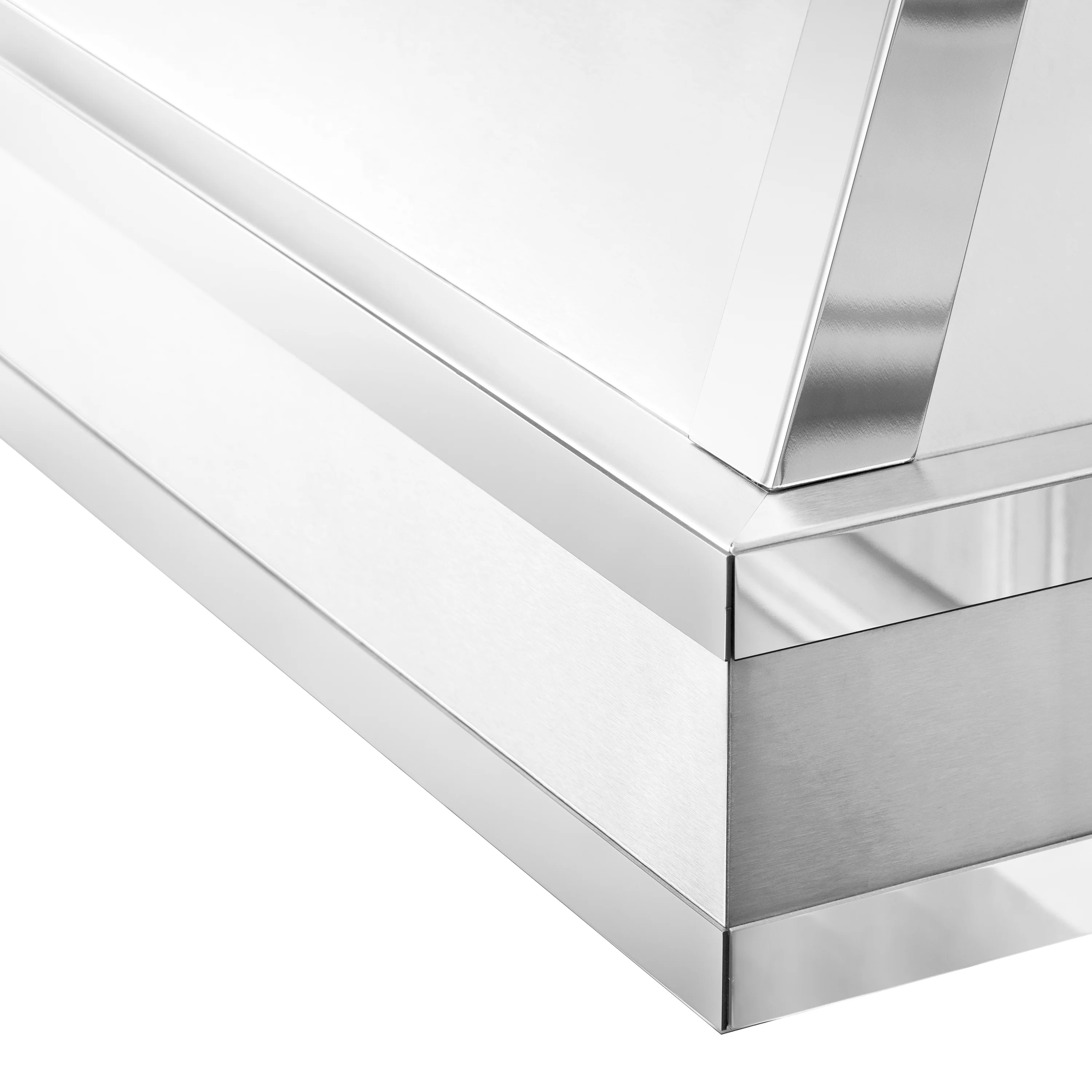 ZLINE 36" Designer Series Ducted Wall Mount Range Hood in Fingerprint Resistant Stainless Steel with Mirror Accents (655MR-36) - Image 8