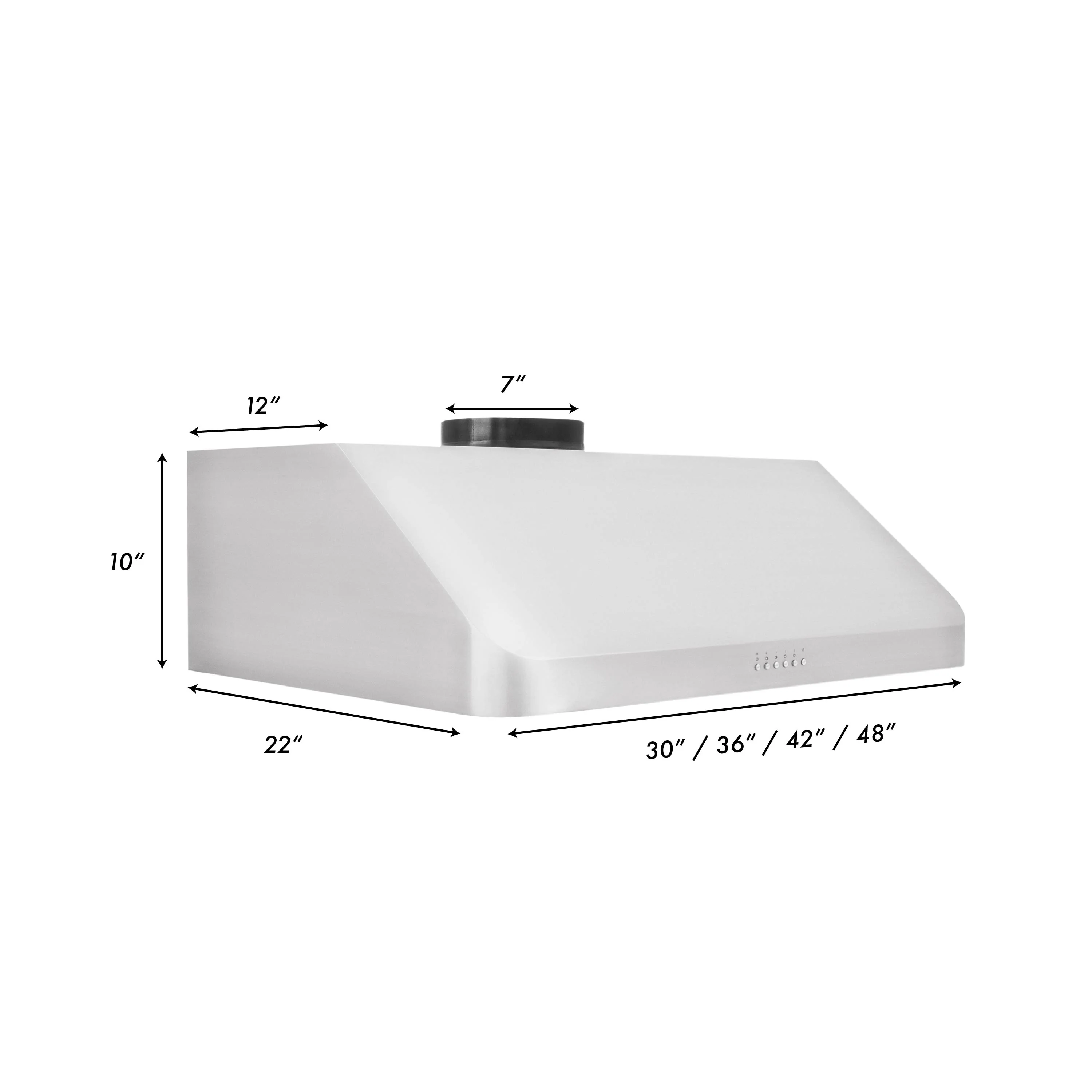 ZLINE 36" Ducted Under Cabinet Range Hood in Stainless Steel (623-36) - Image 13