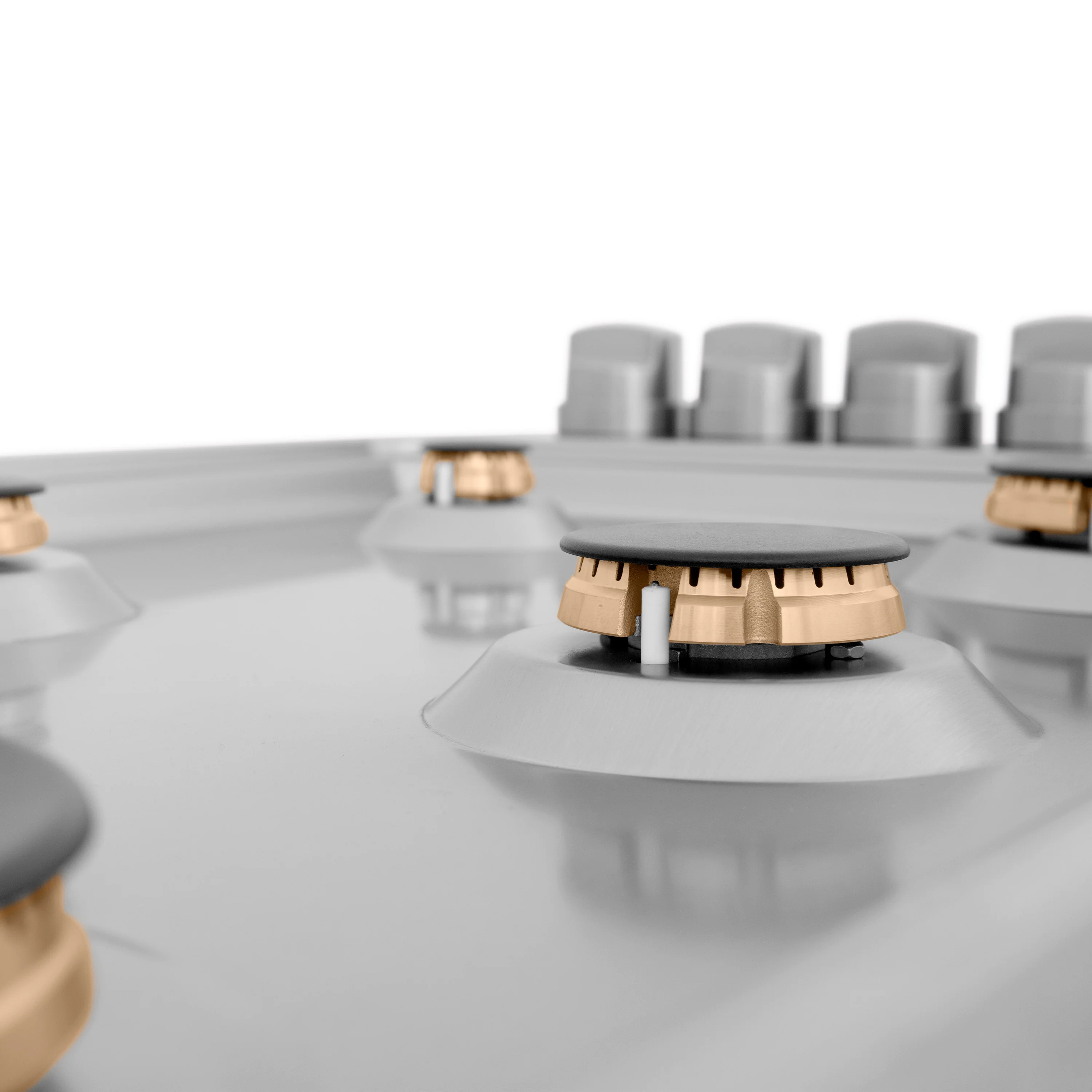 ZLINE 36 in. Gas Cooktop with 6 Brass Burners (RC-BR-36) - Image 6