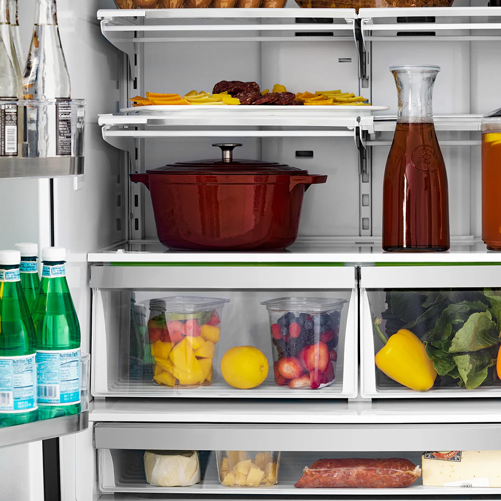 ZLINE 36 in. 22.5 cu. ft. Counter-Depth French Door Refrigerator with Ice Maker in Fingerprint-Resistant Black Stainless Steel, Open Box-Good Condition - Image 11