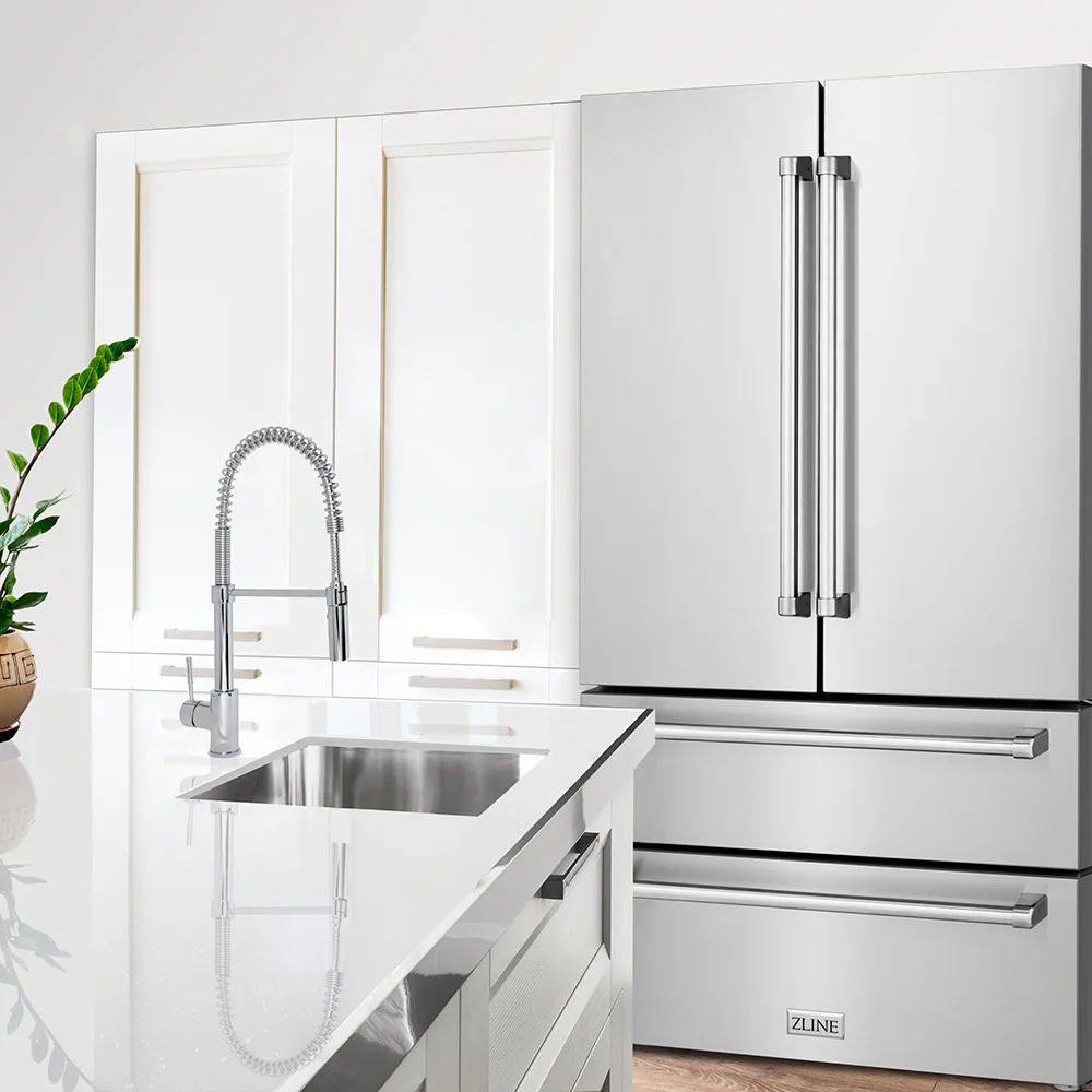 ZLINE 36 in. 22.5 cu. ft. Counter-Depth French Door Refrigerator with Ice Maker in Fingerprint-Resistant Stainless Steel, Open Box-Great Condition - Image 14
