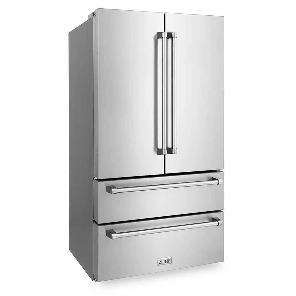 ZLINE 36 in. 22.5 cu. ft. Counter-Depth French Door Refrigerator with Ice Maker in Fingerprint-Resistant Stainless Steel, Open Box-Great Condition - Image 6