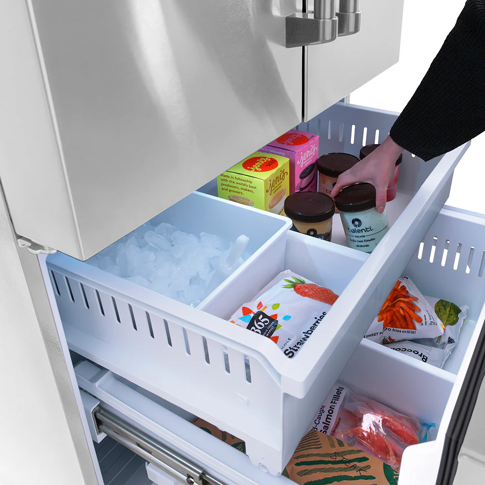 ZLINE 36 in. 28.9 cu. ft. Standard-Depth French Door External Water Dispenser Refrigerator with Dual Ice Maker in Fingerprint-Resistant Stainless Steel, Open Box-Great Condition - Image 14