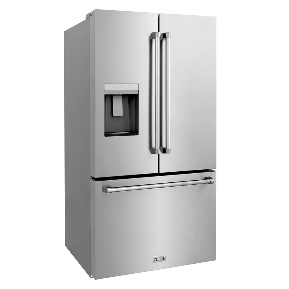ZLINE 36 in. 28.9 cu. ft. Standard-Depth French Door External Water Dispenser Refrigerator with Dual Ice Maker in Fingerprint-Resistant Stainless Steel, Open Box-Good Condition - Image 7