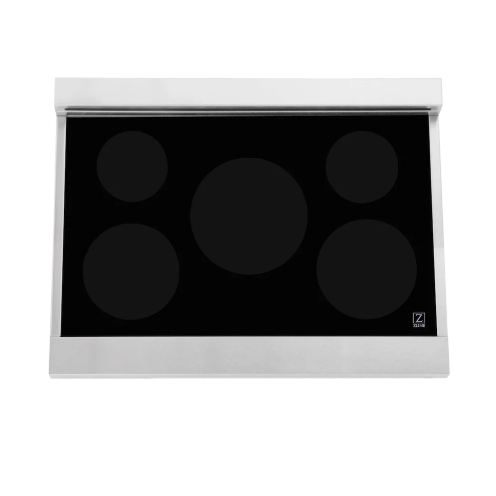 ZLINE 36 in. 4.6 cu. ft. Legacy Induction Range with 5 Element Cooktop and Electric Oven in Satin Stainless Steel, Open Box-Great Condition - Image 2