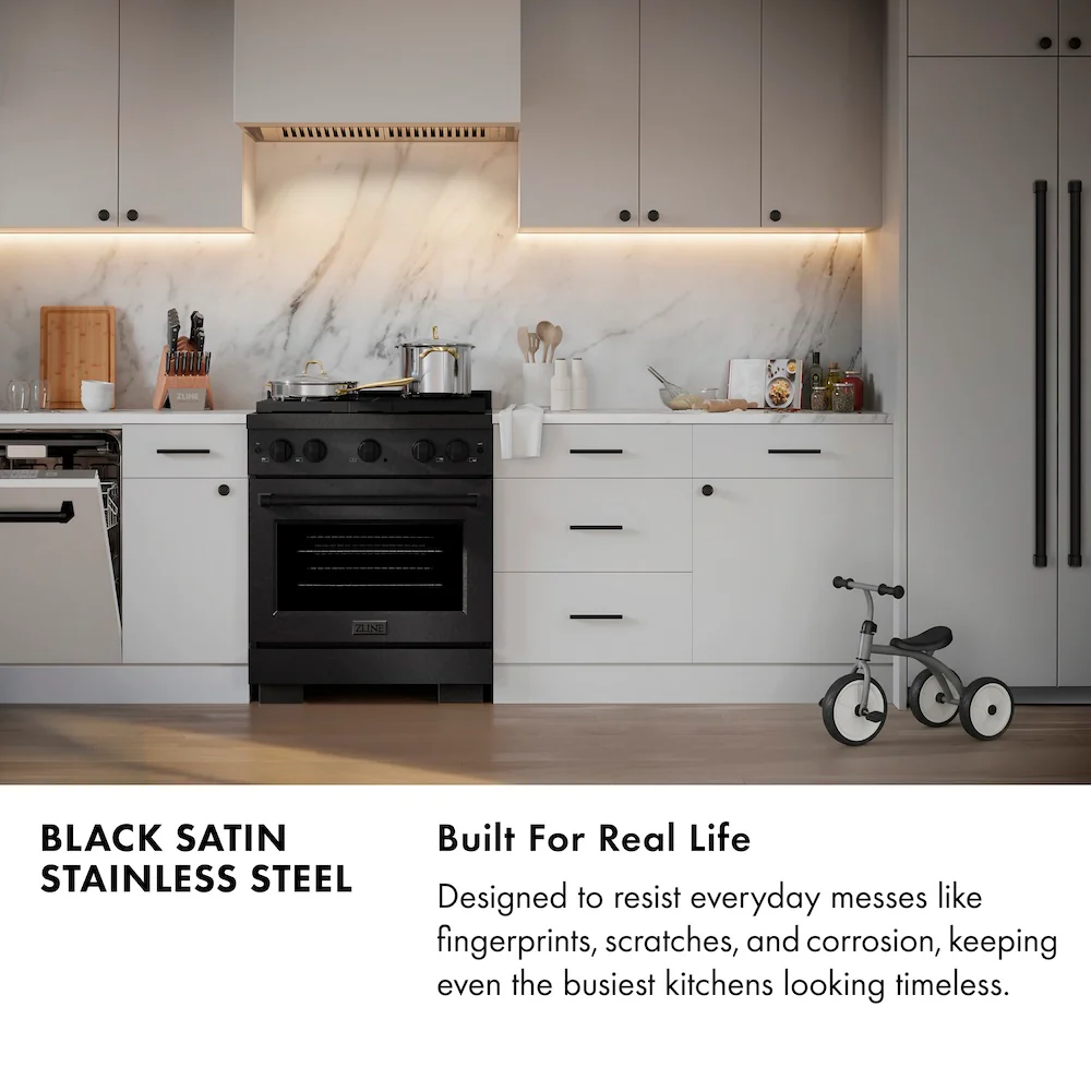 ZLINE 36 in. 5.2 cu. ft. Paramount Dual Fuel Range with 6 Burner DuoPro™ Cooktop and Electric Convection Oven in Black Satin Stainless Steel, Open Box-Great Condition - Image 14