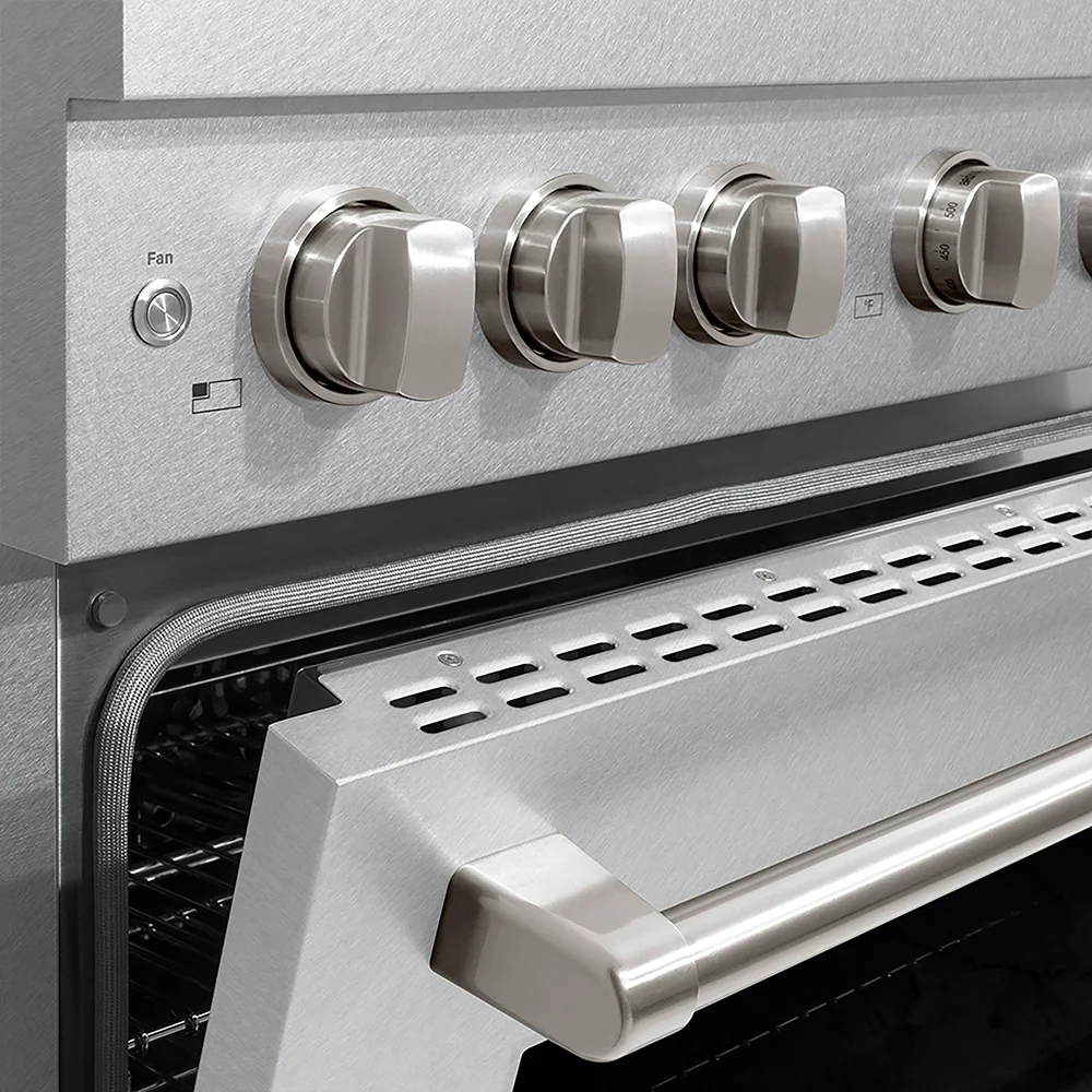 ZLINE 36 in. 5.2 cu. ft. Paramount Gas Range with 6 Burner DuoPro™ Cooktop and Convection Gas Oven in Satin Stainless Steel, Open Box-Great Condition - Image 10