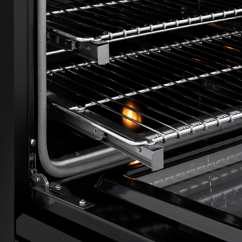 ZLINE 36 in. 5.2 cu. ft. Paramount Induction Range with 5 Element Cooktop and Electric Convection Oven in Black Stainless Steel, Open Box-Great Condition - Image 4