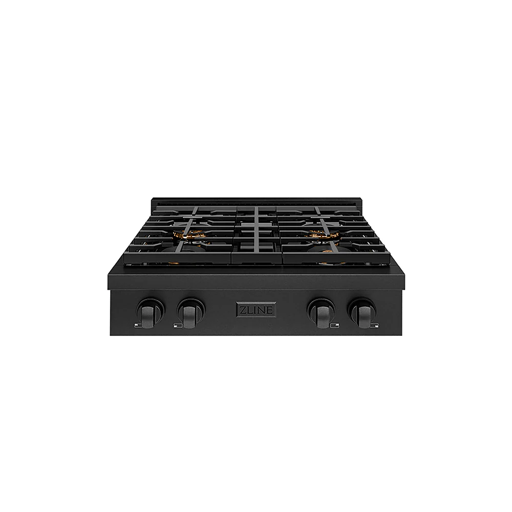 ZLINE 36 in. Paramount Gas Rangetop with 6 Burner DuoPro™ Cooktop in Black Stainless Steel, Open Box-Great Condition - Image 3