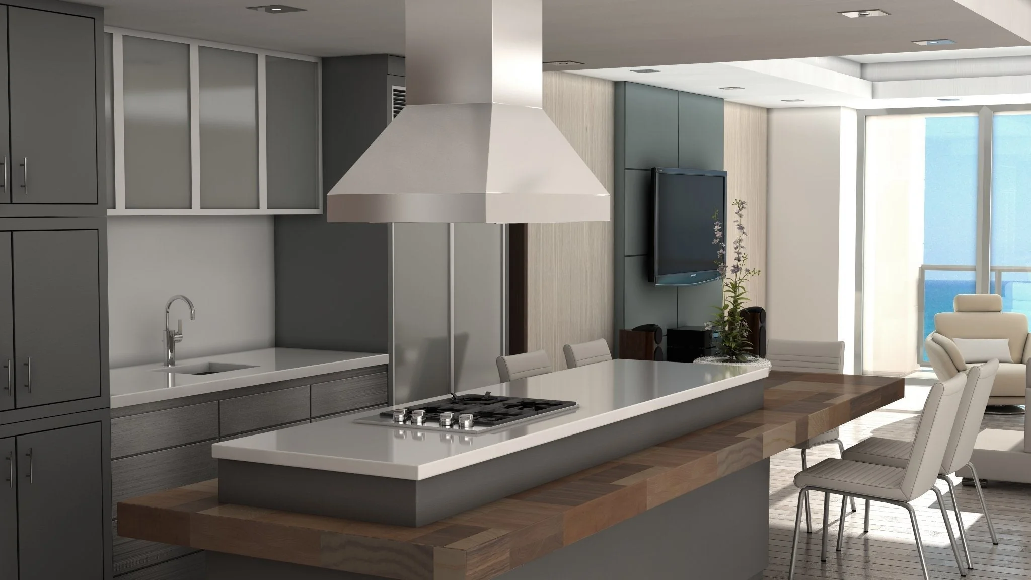ZLINE Ducted Island Mount Range Hood in Outdoor Approved Stainless Steel (597i-304) - Image 6