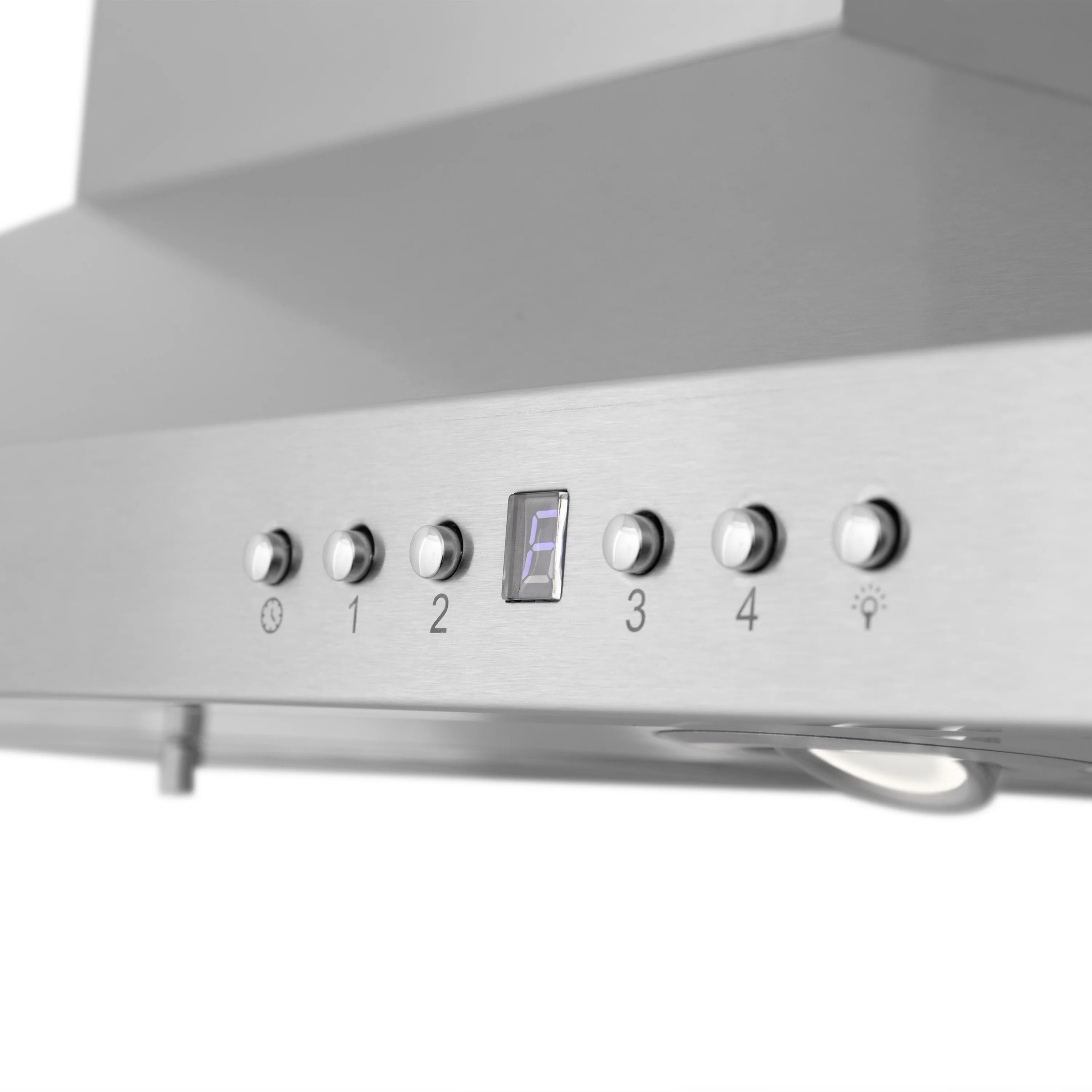 36" ZLINE CrownSound™Ducted Vent Island Mount Range Hood in Stainless Steel with Built-in Bluetooth Speakers (GL2iCRN-BT-36) - Image 5