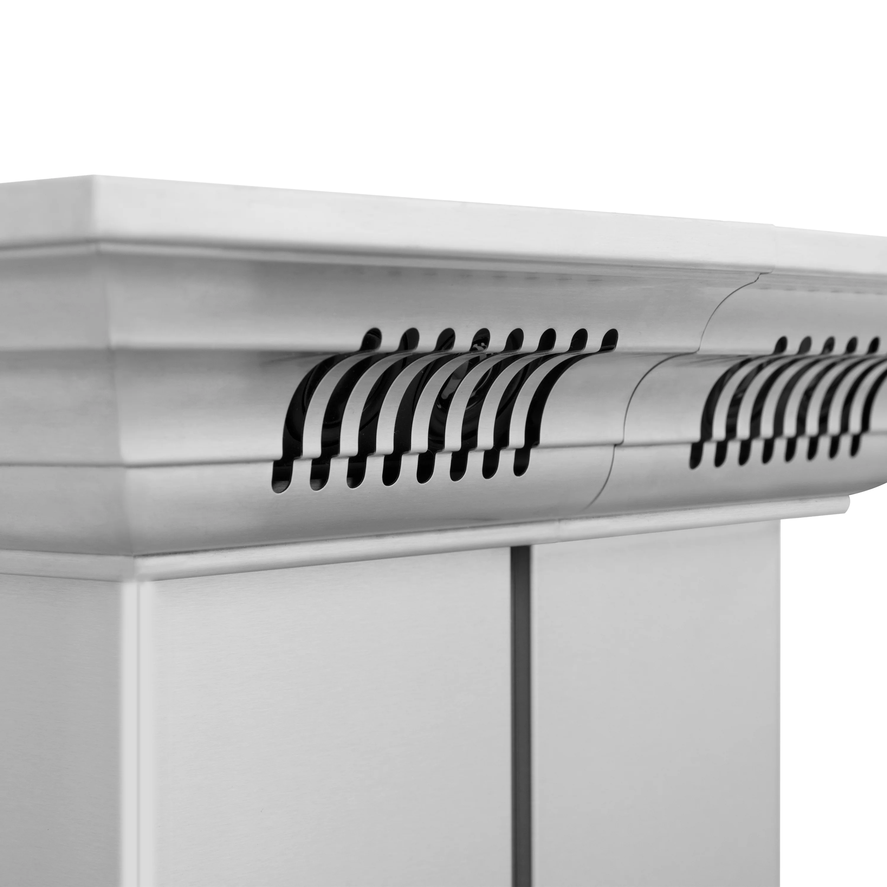 36" ZLINE CrownSound™Ducted Vent Island Mount Range Hood in Stainless Steel with Built-in Bluetooth Speakers (KE2iCRN-BT-36) - Image 10