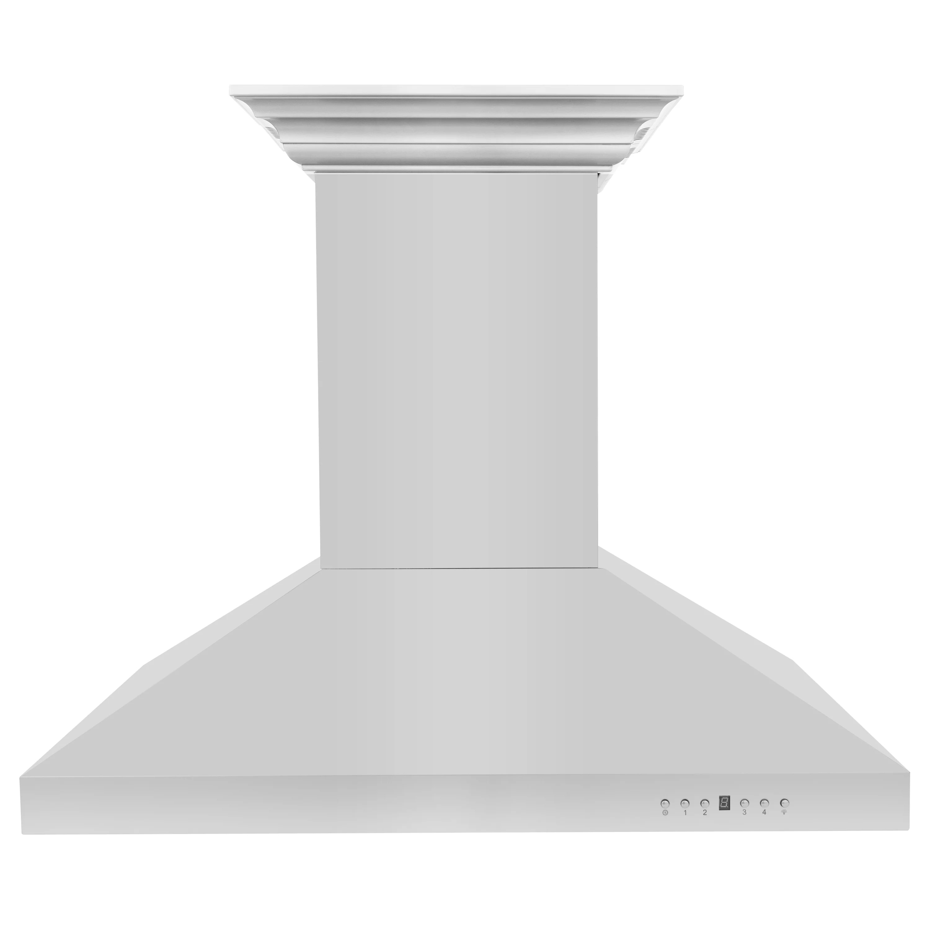 36" ZLINE CrownSound™Ducted Vent Island Mount Range Hood in Stainless Steel with Built-in Bluetooth Speakers (KL3iCRN-BT-36) - Image 6
