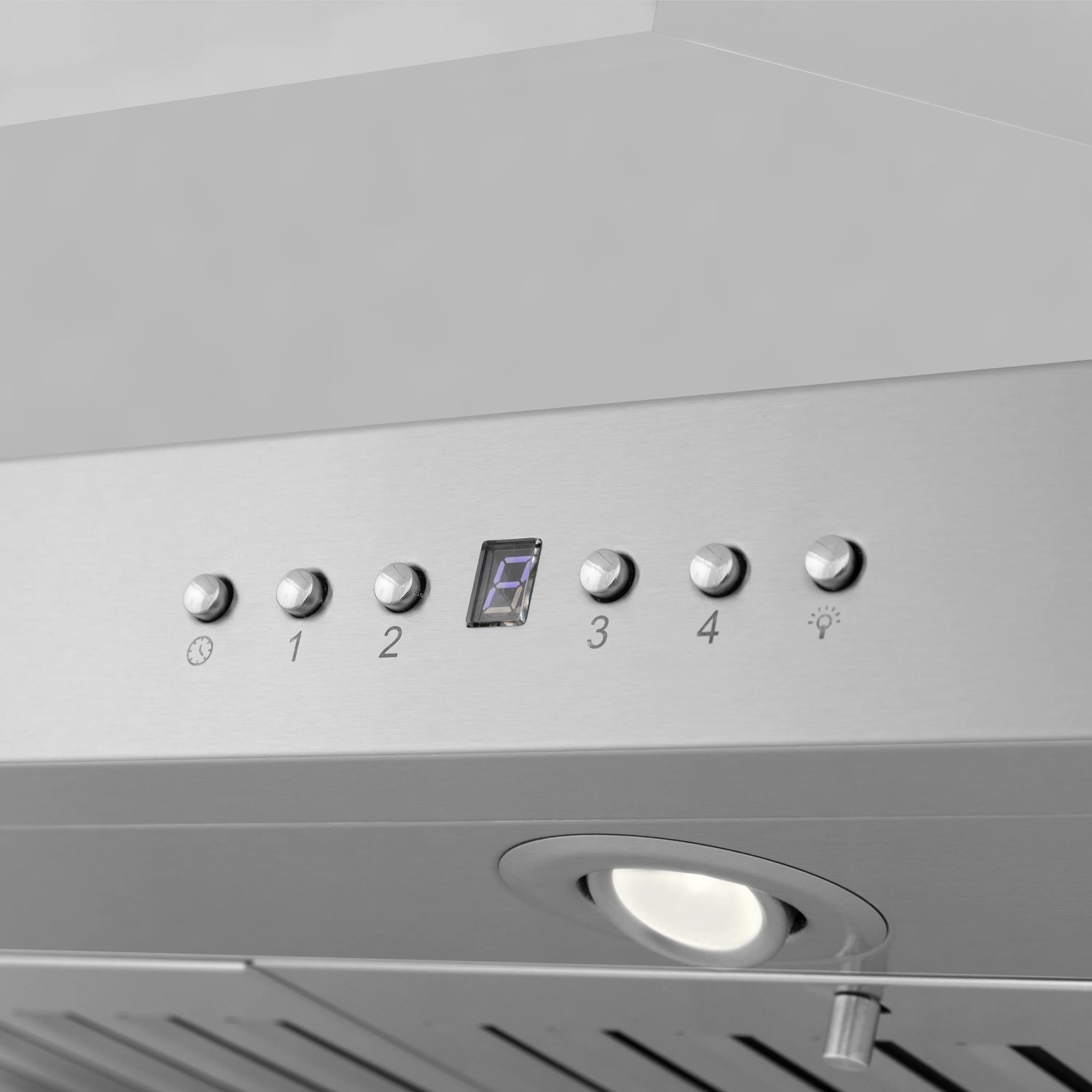36" ZLINE CrownSound™Ducted Vent Island Mount Range Hood in Stainless Steel with Built-in Bluetooth Speakers (KL3iCRN-BT-36) - Image 9