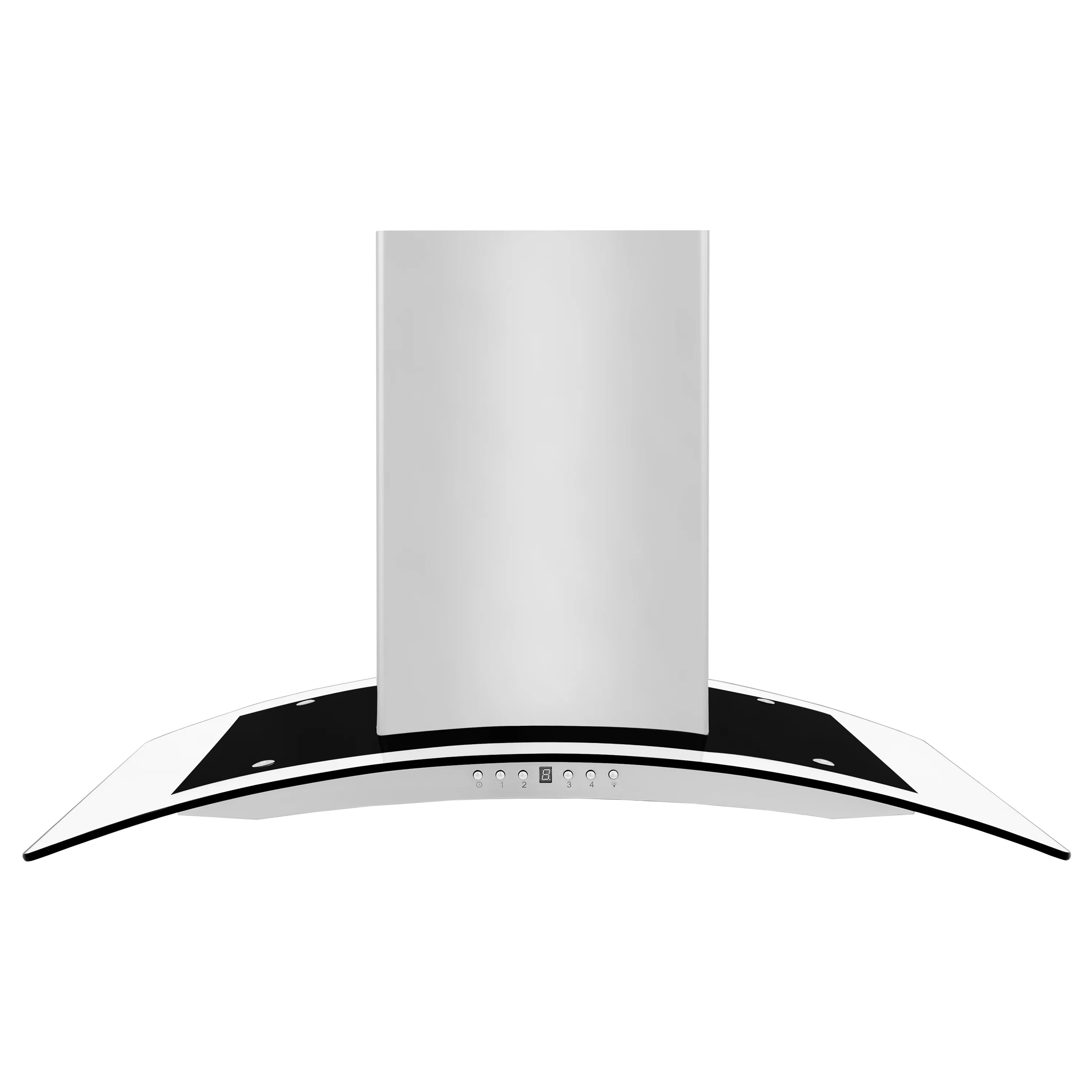 ZLINE 36" Convertible Vent Island Mount Range Hood in Stainless Steel & Glass (GL14i-36) - Image 3