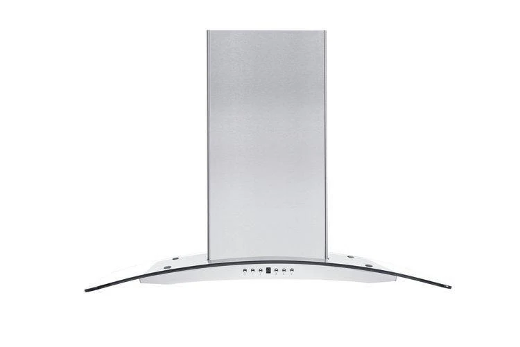 ZLINE 36" Convertible Vent Island Mount Range Hood in Stainless Steel & Glass (GL14i-36) - Image 4