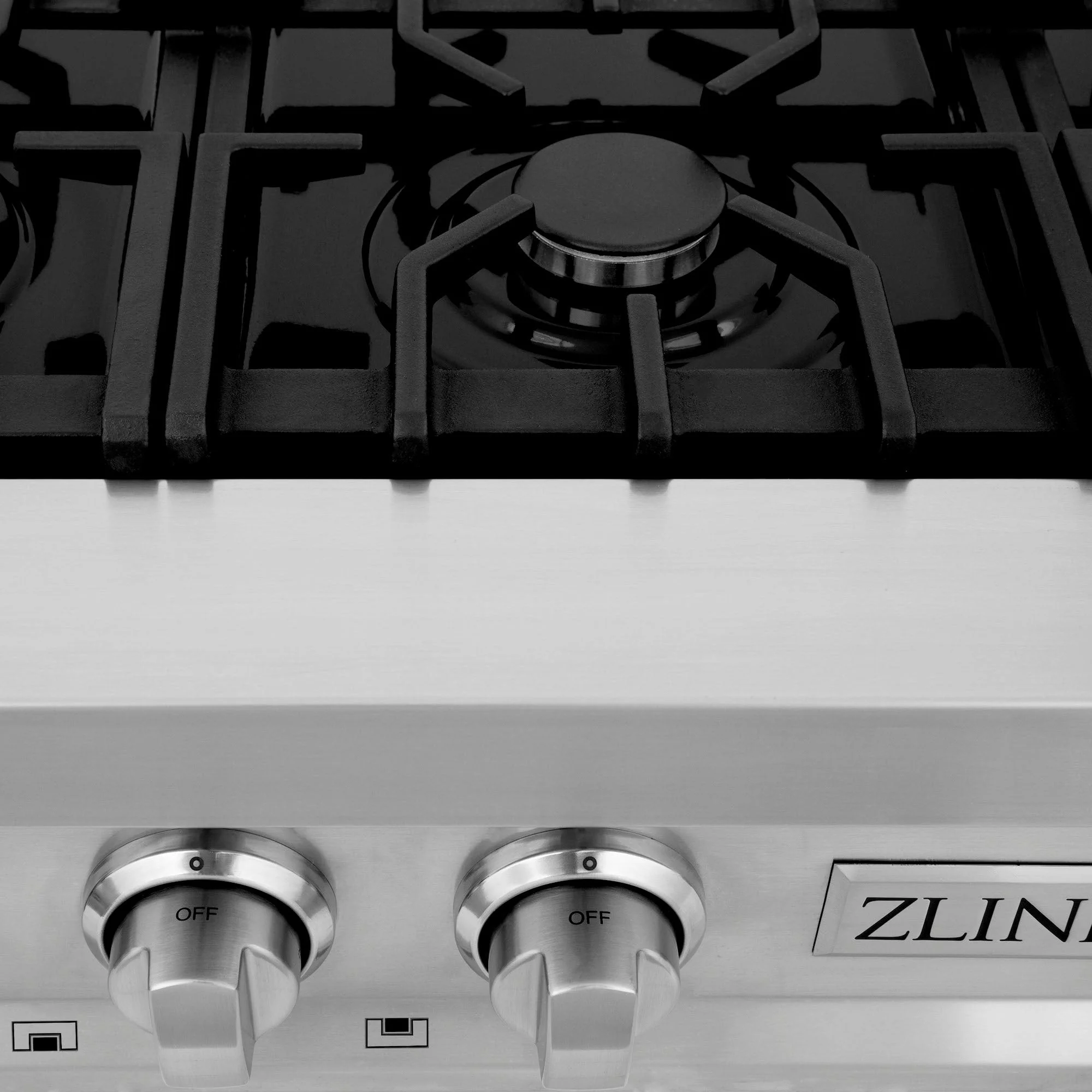 ZLINE Kitchen Package with 36 in. Stainless Steel Rangetop and 30 in. Single Wall Oven (2KP-RTAWS36) - Image 3
