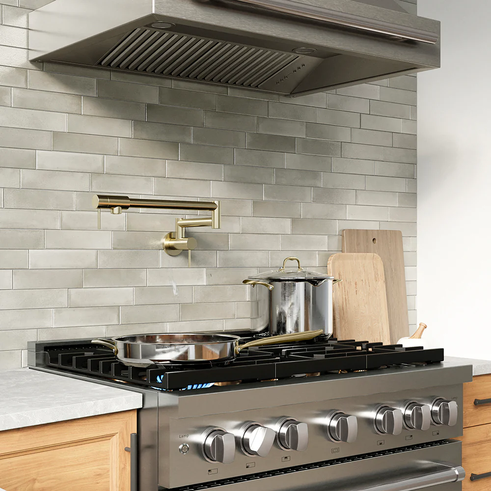 ZLINE 36 in. 5.2 cu. ft. Paramount Gas Range with 6 Burner DuoPro™ Cooktop and Convection Gas Oven in Stainless Steel (PSGR36) - Image 3