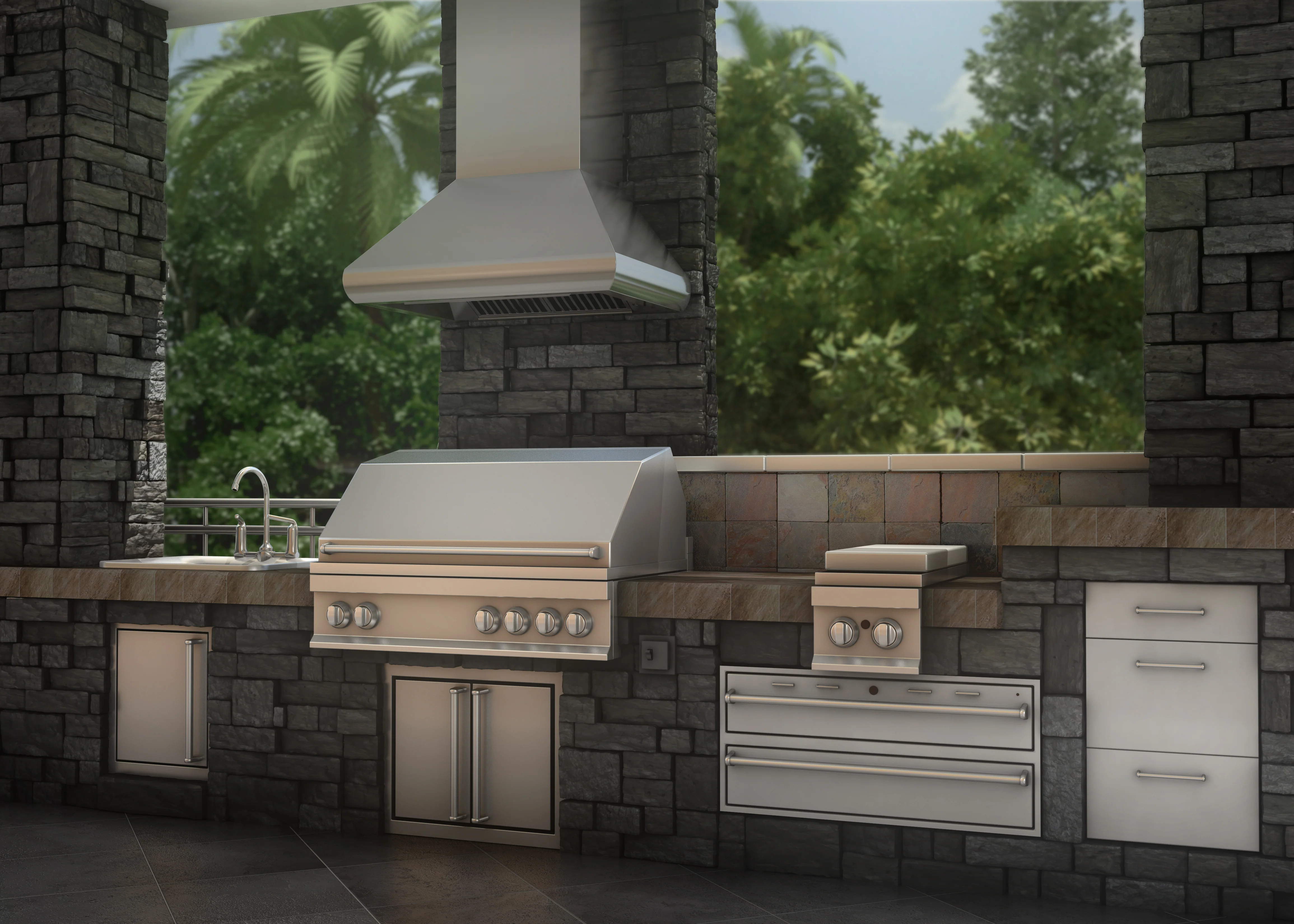 ZLINE 36" Professional Ducted Wall Mount Range Hood in Stainless Steel (687-36) - Image 7