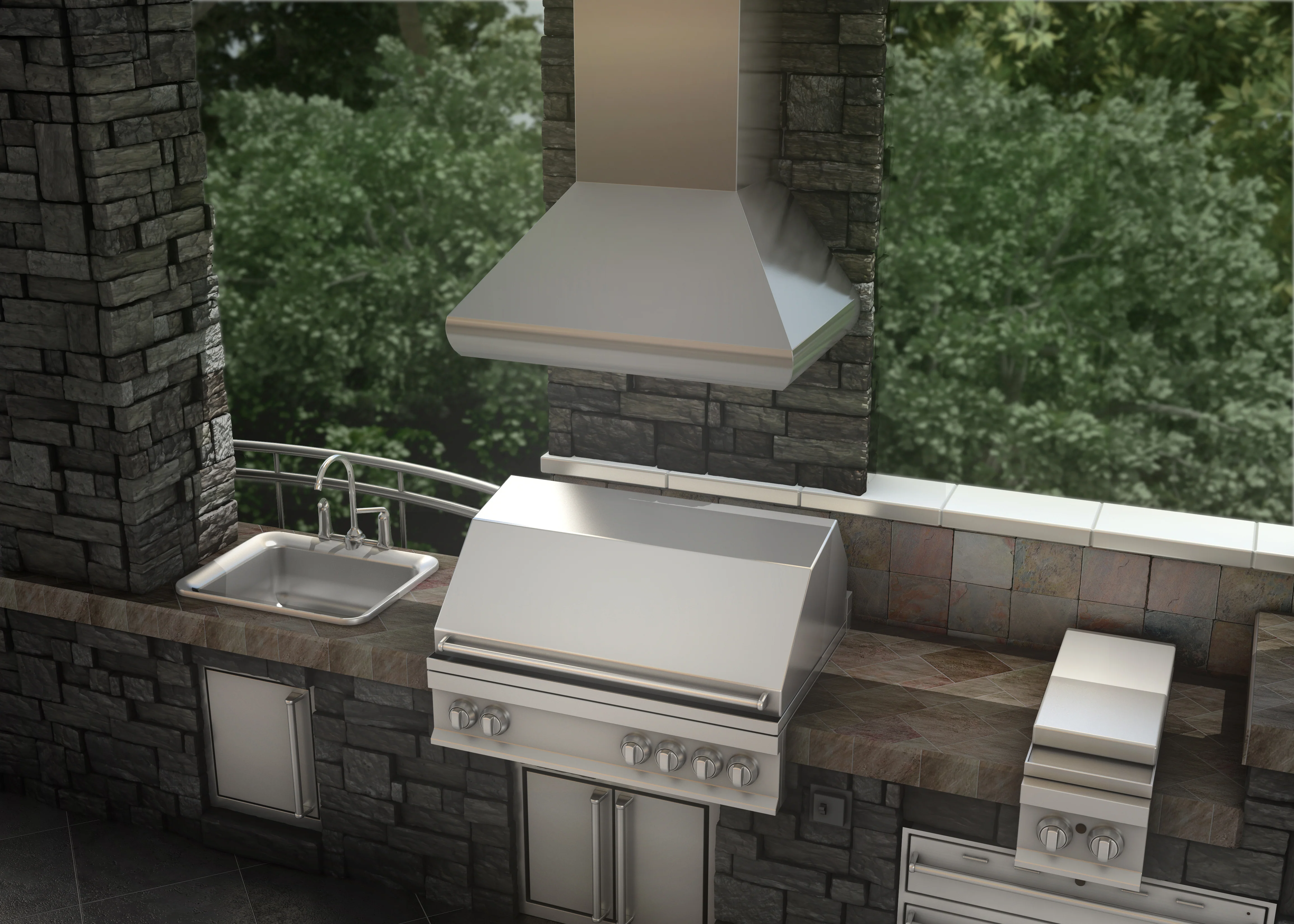 ZLINE 36" Professional Ducted Wall Mount Range Hood in Stainless Steel (687-36) - Image 8