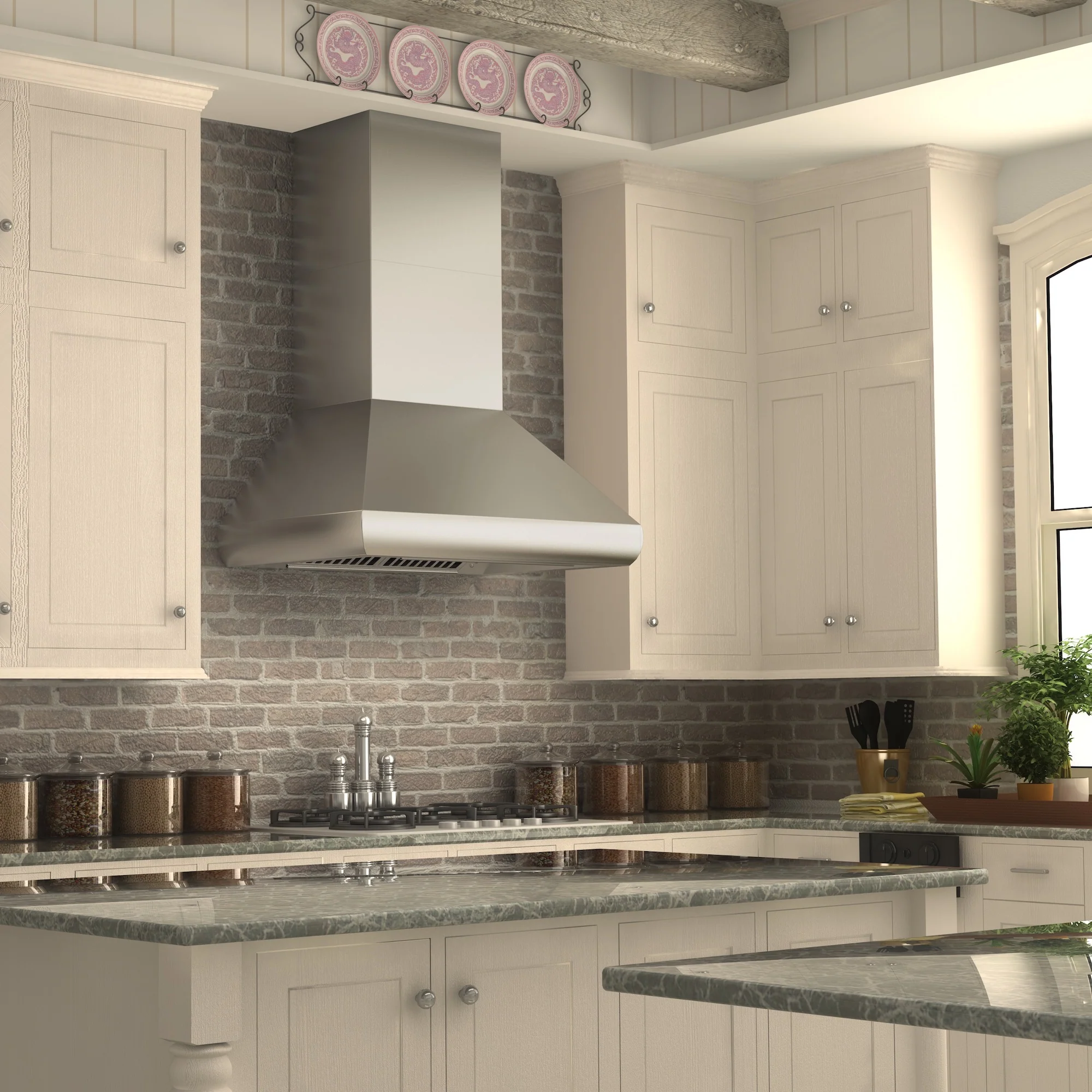 ZLINE 36" Professional Ducted Wall Mount Range Hood in Stainless Steel (687-36) - Image 9