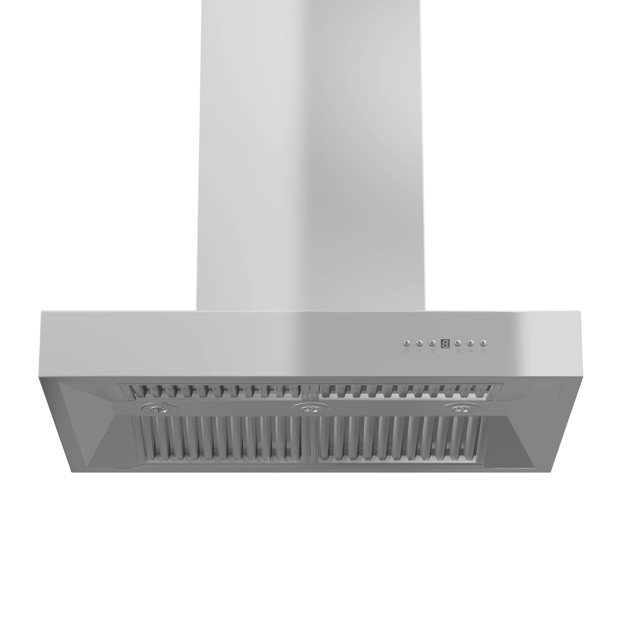 ZLINE 36" Ducted Professional Island Mount Range Hood in Stainless Steel (KECOMi-36) - Image 7
