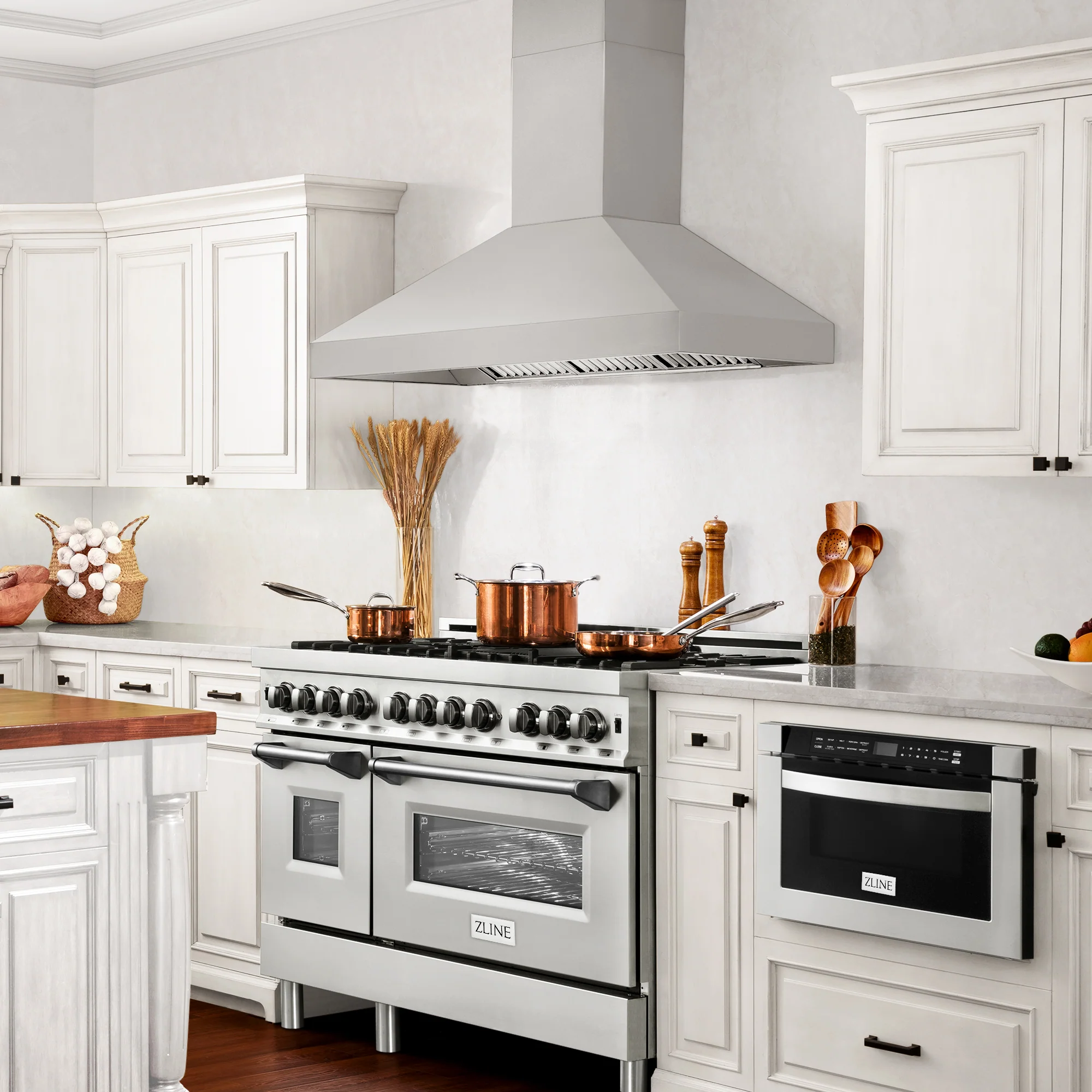 ZLINE 36" Professional Convertible Vent Wall Mount Range Hood in Stainless Steel (597-36) - Image 11