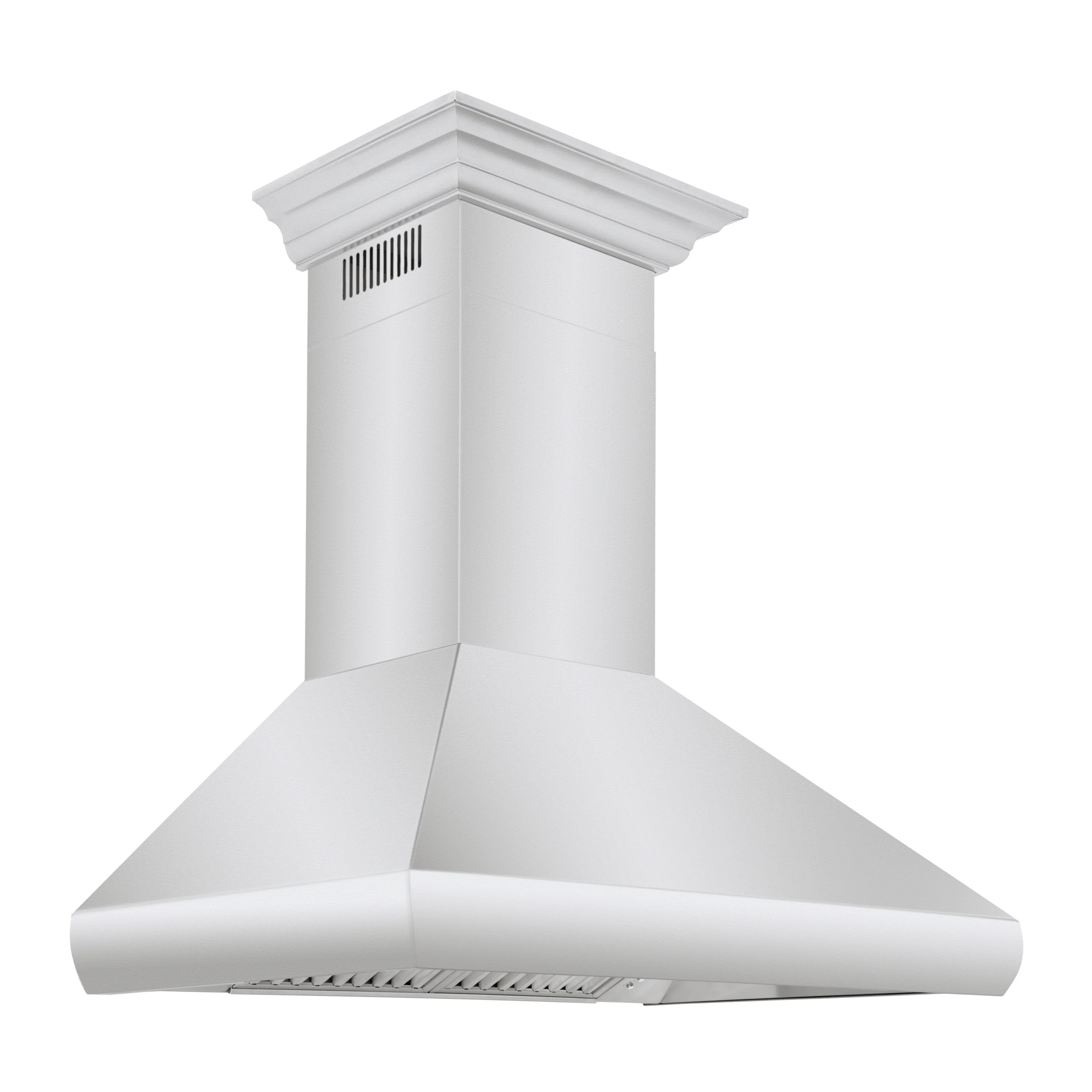 ZLINE 36" Professional Convertible Vent Wall Mount Range Hood in Stainless Steel with Crown Molding (587CRN-36) - Image 3