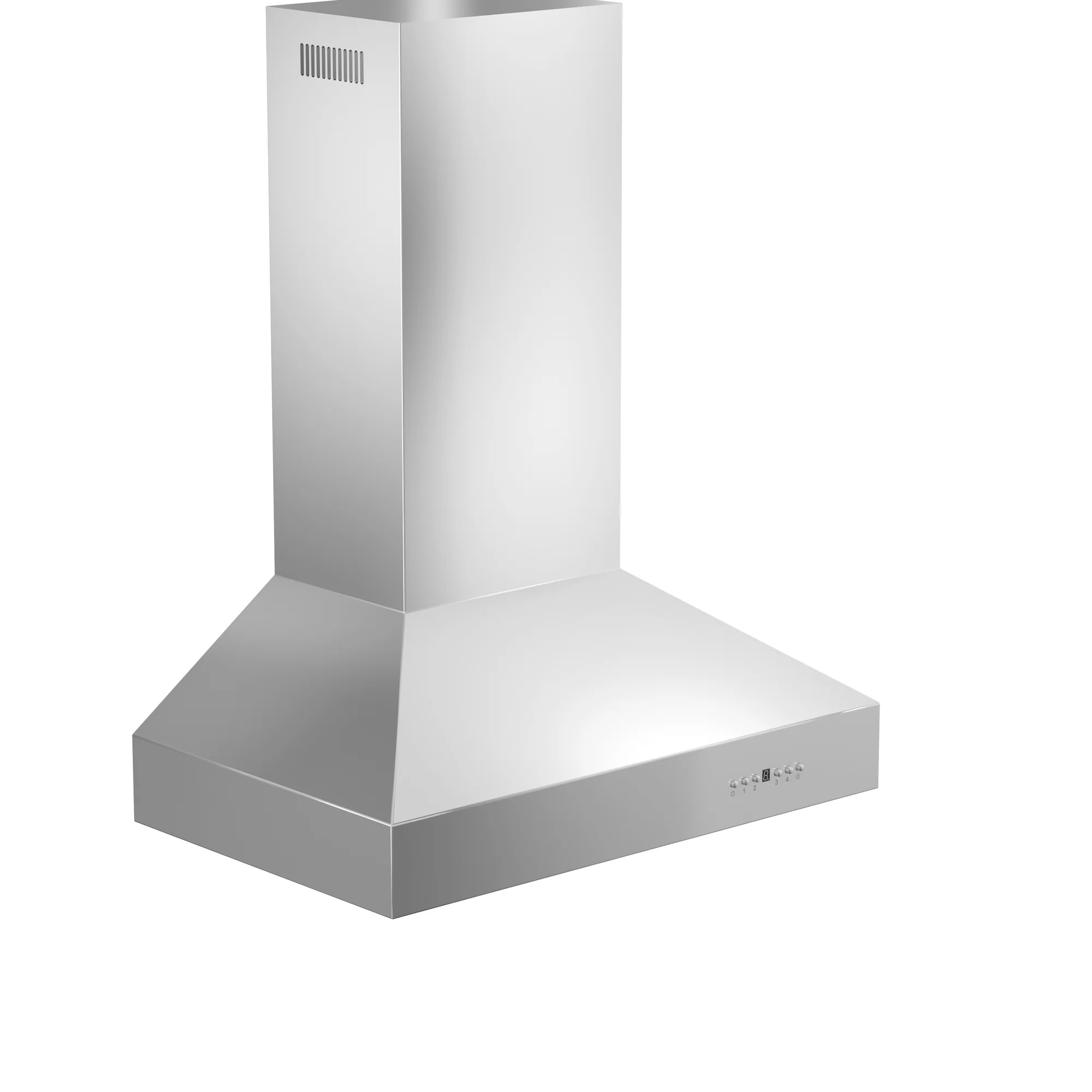 ZLINE 36" Professional Ducted Wall Mount Range Hood in Stainless Steel with Crown Molding (667CRN-36) - Image 7