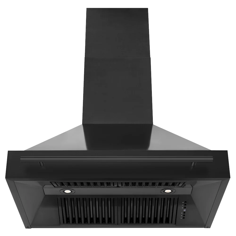 ZLINE 36" Black Stainless Steel Range Hood with Black Stainless Steel Handle (BS655-36-BS) - Image 4