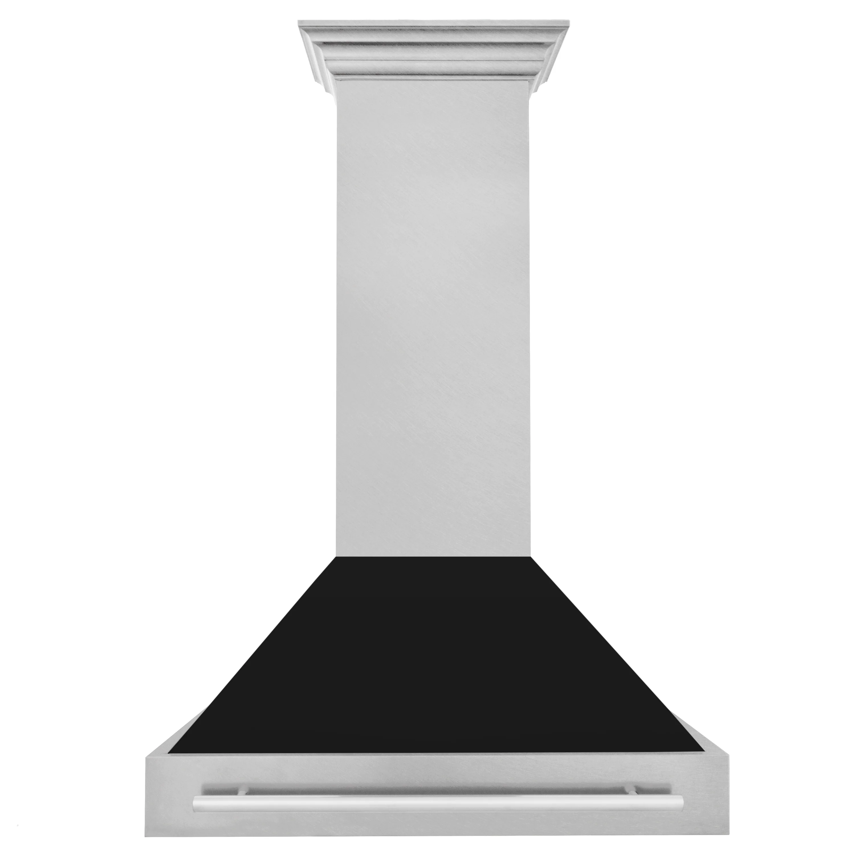 ZLINE 36" Fingerprint Resistant Stainless Steel Range Hood with Black Matte Shell (8654SNX-BLM-36) - Image 4