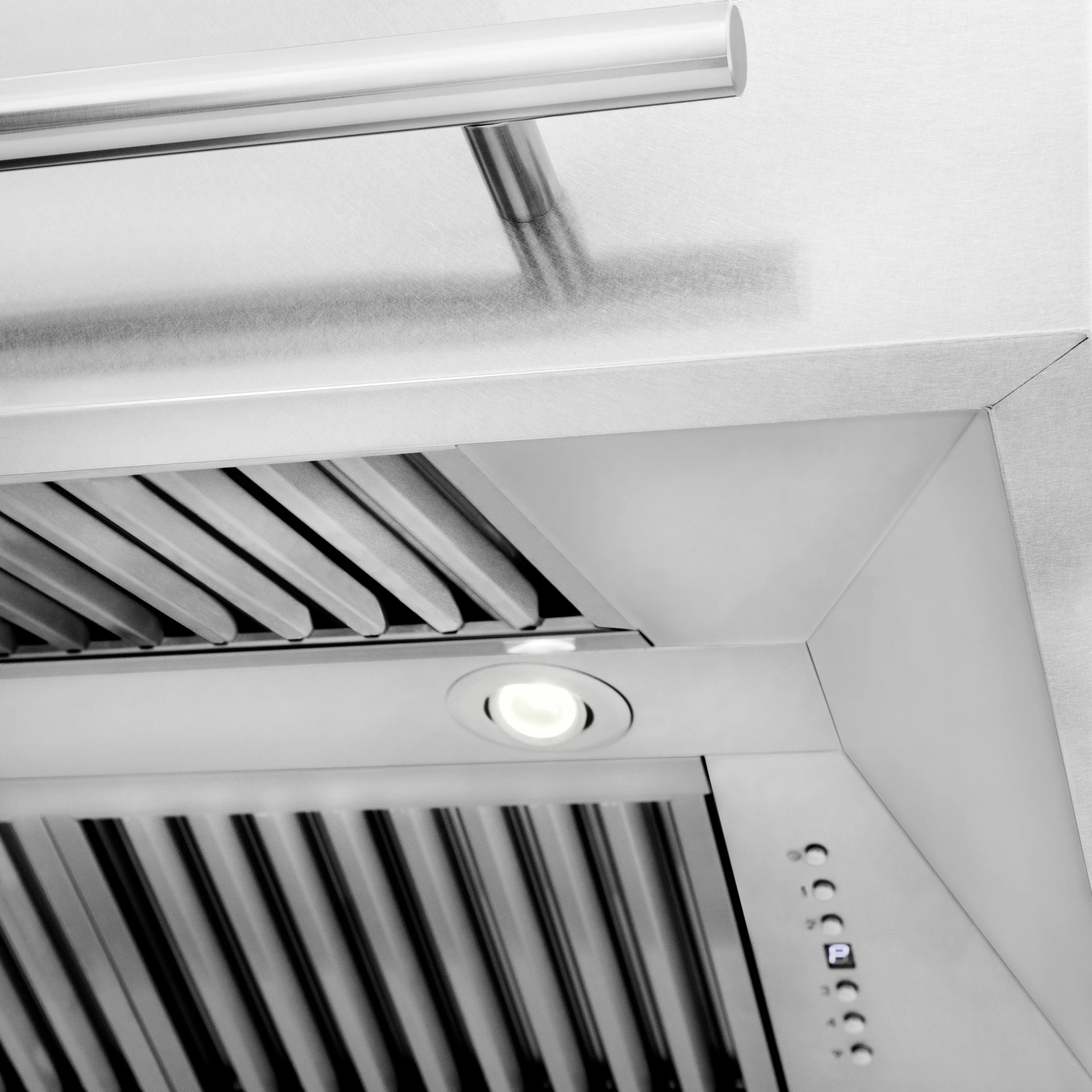 ZLINE 36" Fingerprint Resistant Stainless Steel Range Hood with Black Matte Shell (8654SNX-BLM-36) - Image 6