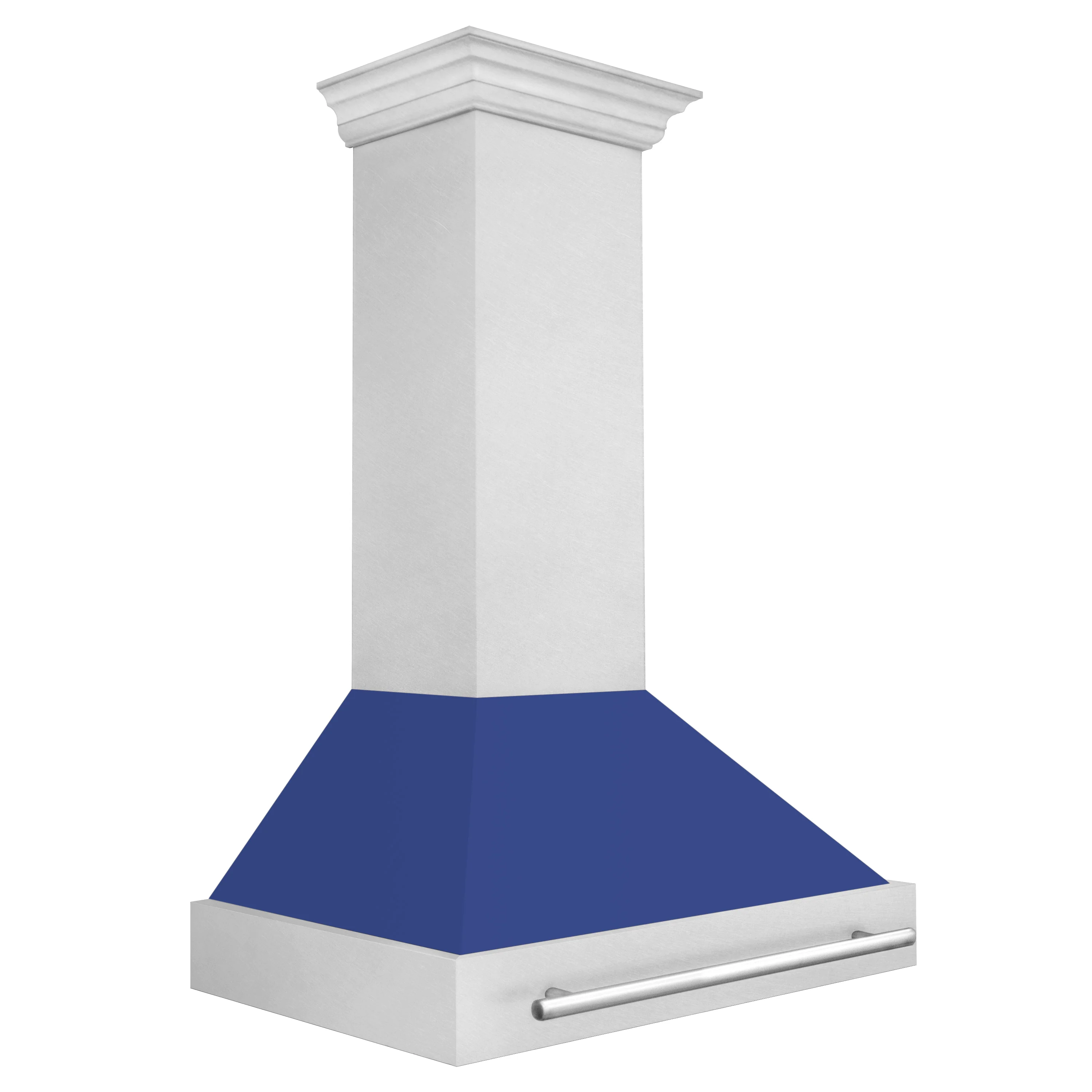 ZLINE 36" Fingerprint Resistant Stainless Steel Range Hood with Blue Matte Shell (8654SNX-BM36) - Image 5