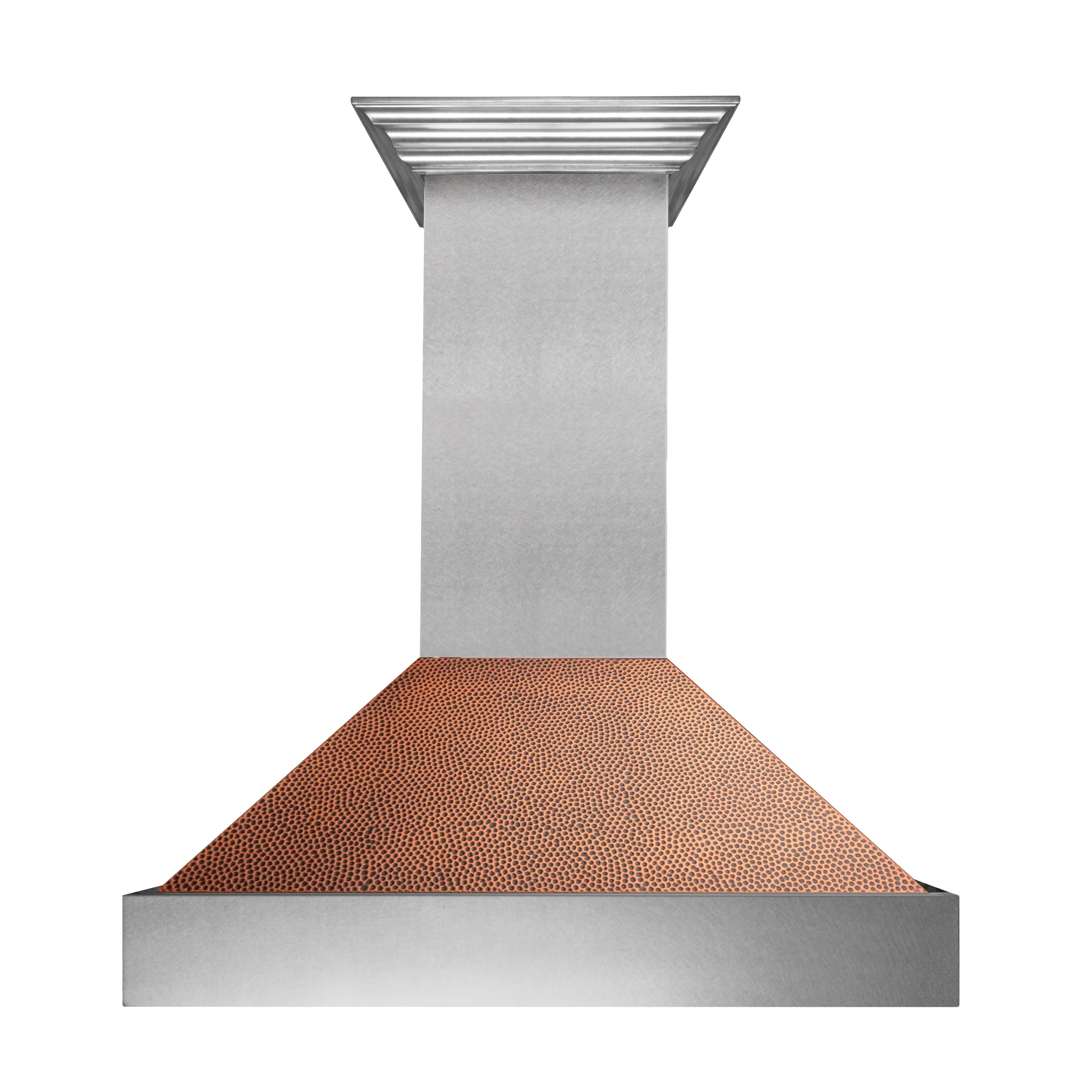 36" Ducted Fingerprint Resistant Stainless Steel Range Hood with Hand-Hammered Copper Shell (8654HH-36) - Image 4