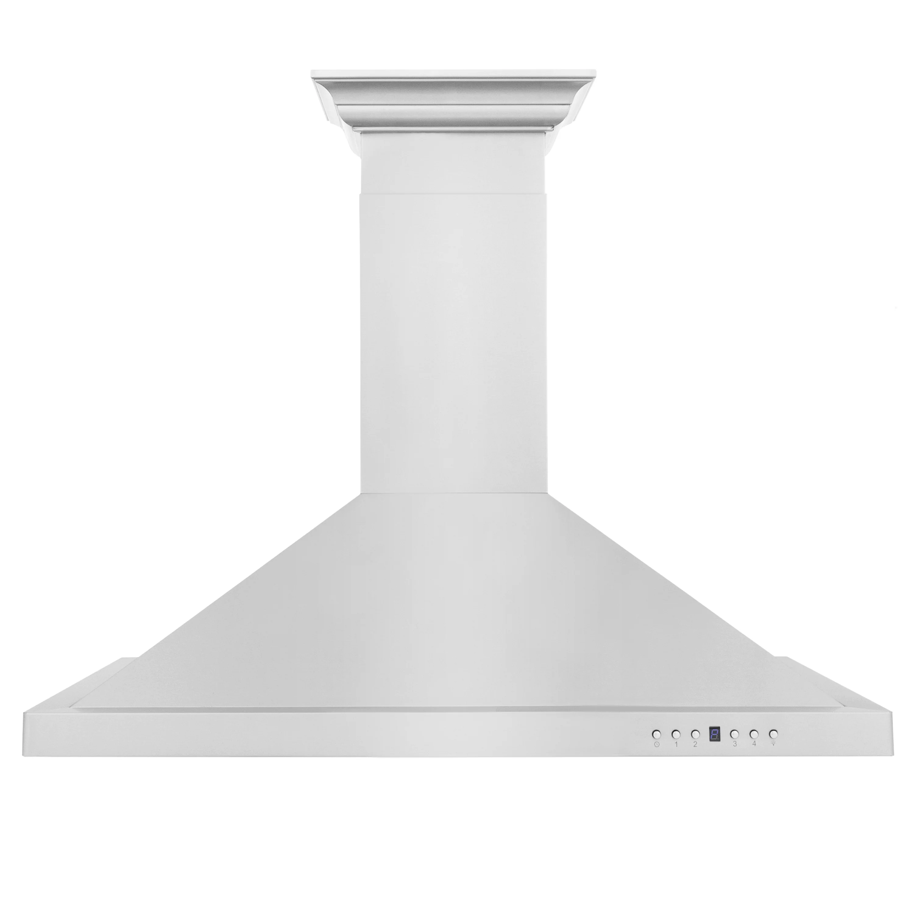 ZLINE 36" Convertible Vent Wall Mount Range Hood in Stainless Steel with Crown Molding (KBCRN-36) - Image 3