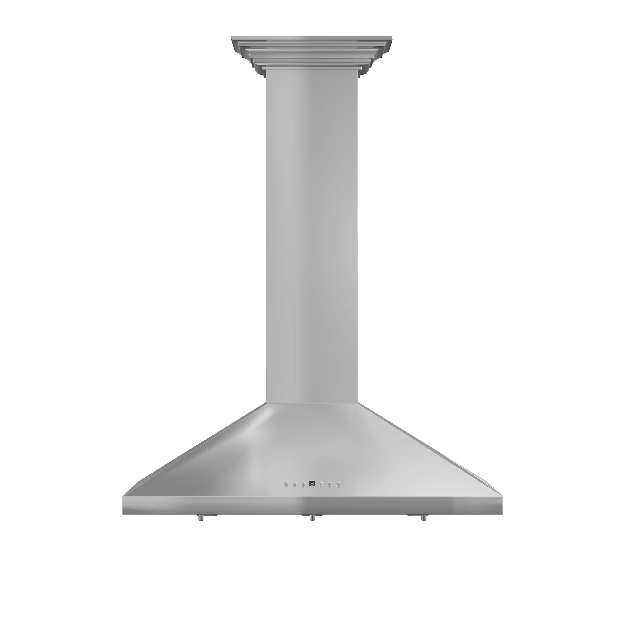 ZLINE 36" Convertible Vent Convertible Vent Wall Mount Range Hood in Stainless Steel with Crown Molding (KL2CRN-36) - Image 5