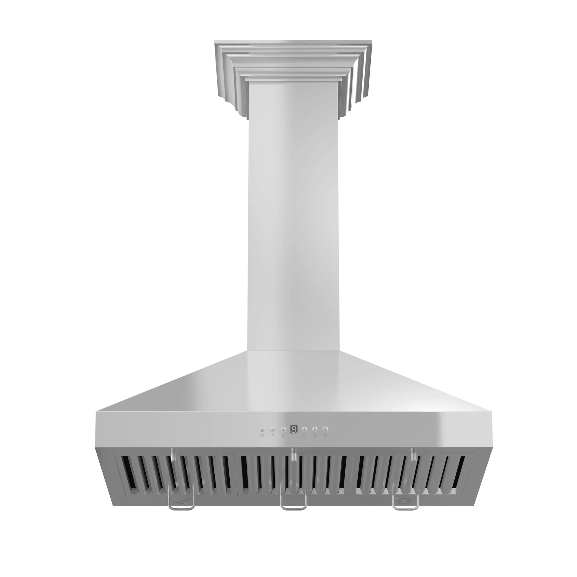 ZLINE 36" Convertible Vent Convertible Vent Wall Mount Range Hood in Stainless Steel with Crown Molding (KL3CRN-36) - Image 6