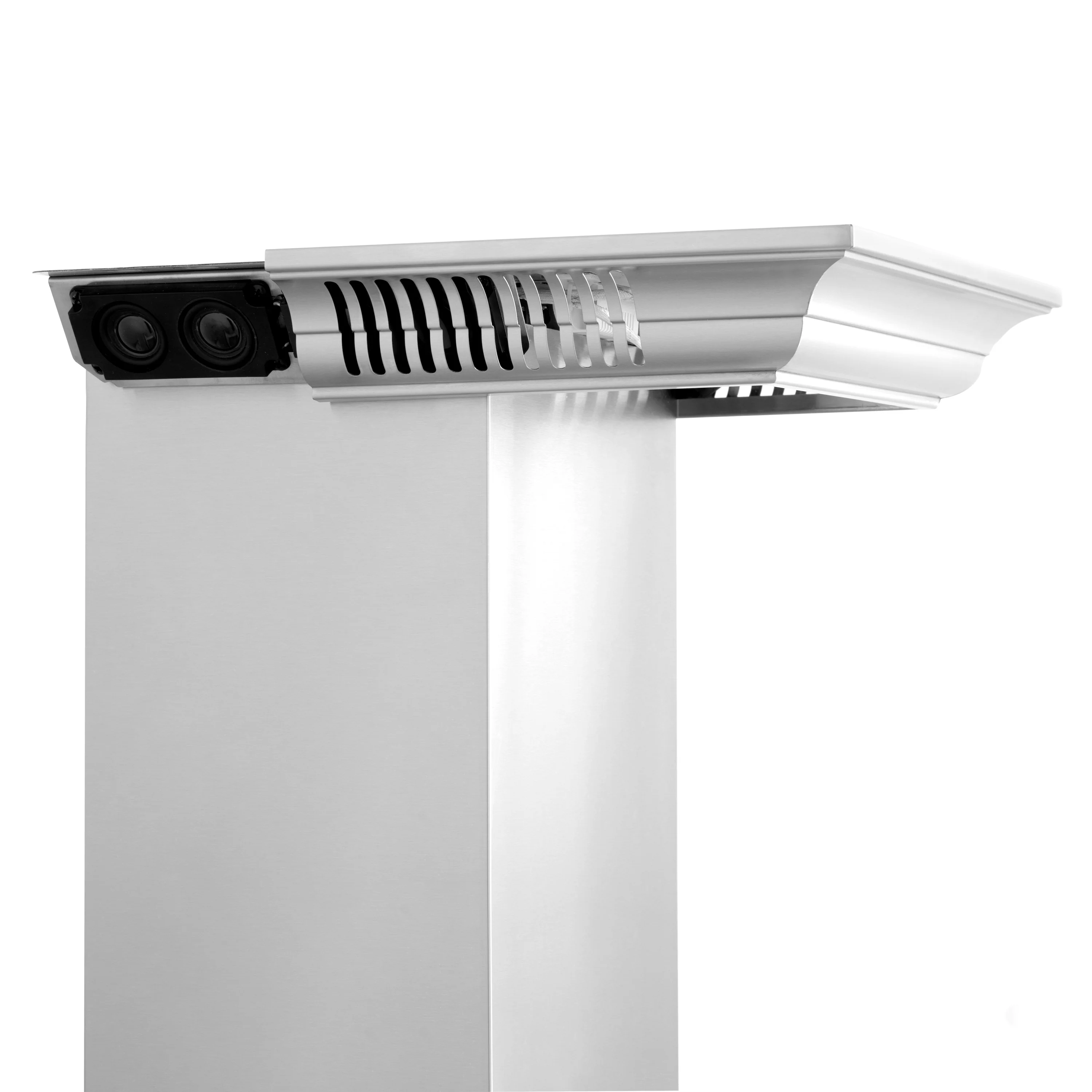 36" ZLINE CrownSound™Ducted Vent Wall Mount Range Hood in Stainless Steel with Built-in Bluetooth Speakers (KF2CRN-BT-36) - Image 12