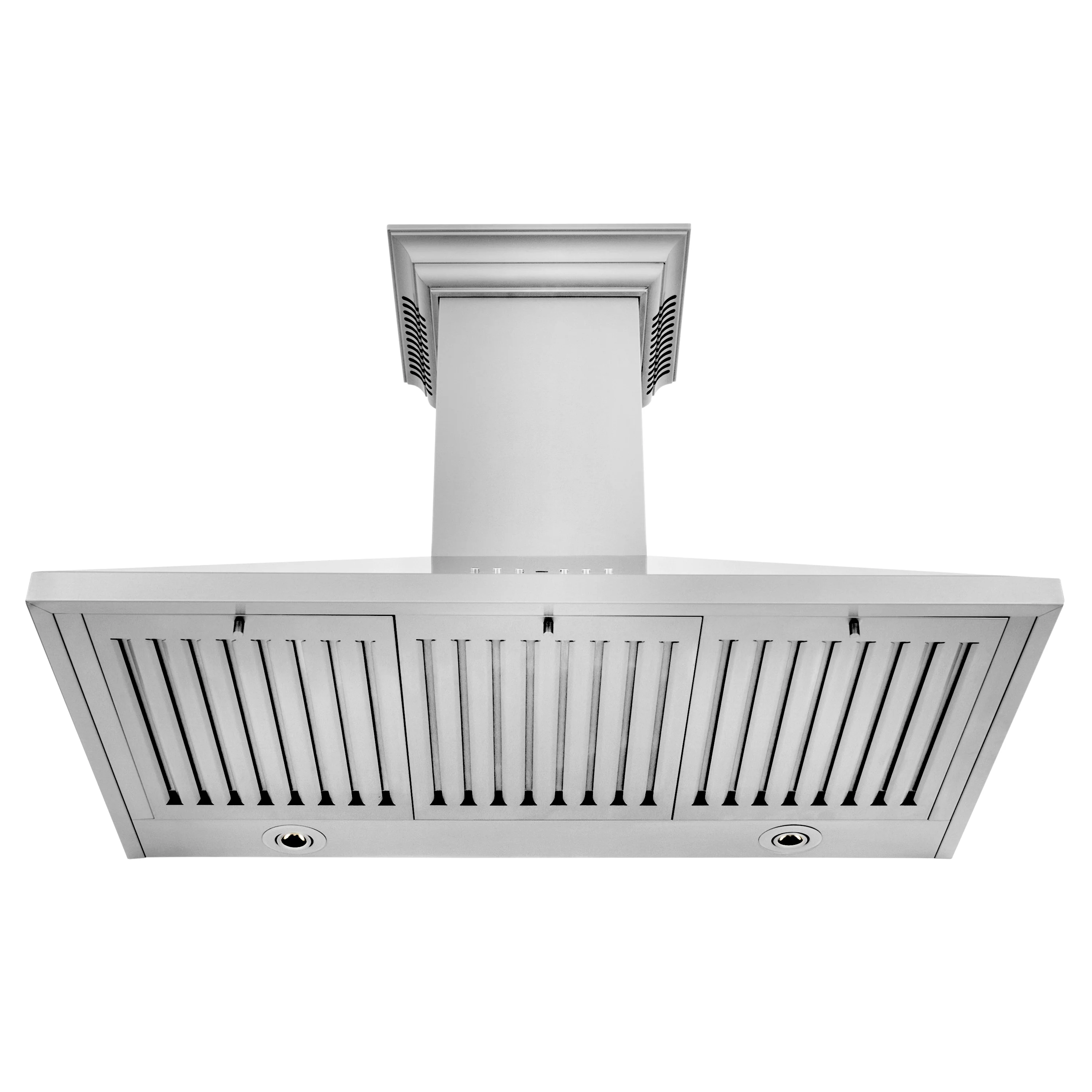 36" ZLINE CrownSound™Ducted Vent Wall Mount Range Hood in Stainless Steel with Built-in Bluetooth Speakers (KL2CRN-BT-36) - Image 7