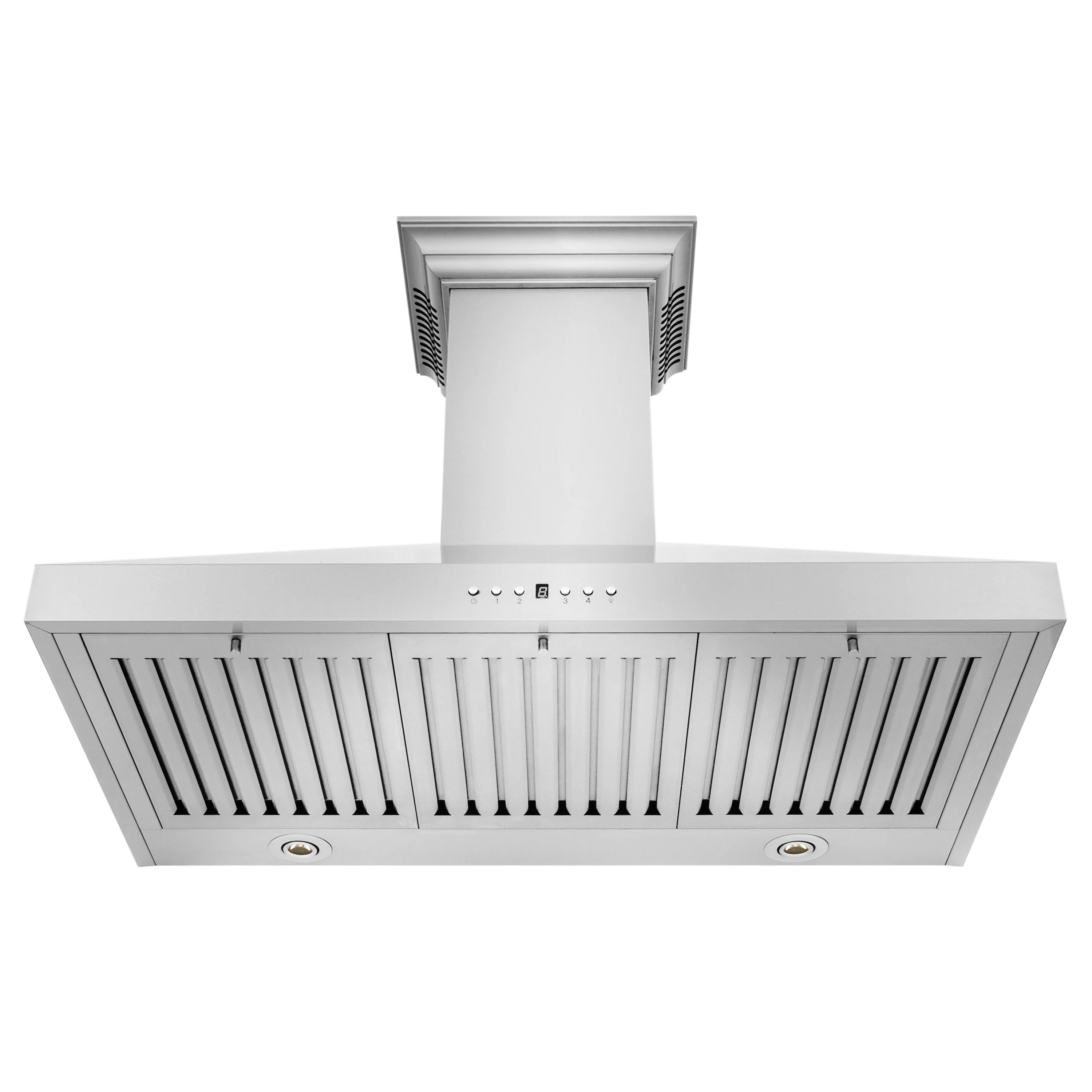 36" ZLINE CrownSound™Ducted Vent Wall Mount Range Hood in Stainless Steel with Built-in Bluetooth Speakers (KL3CRN-BT-36) - Image 7